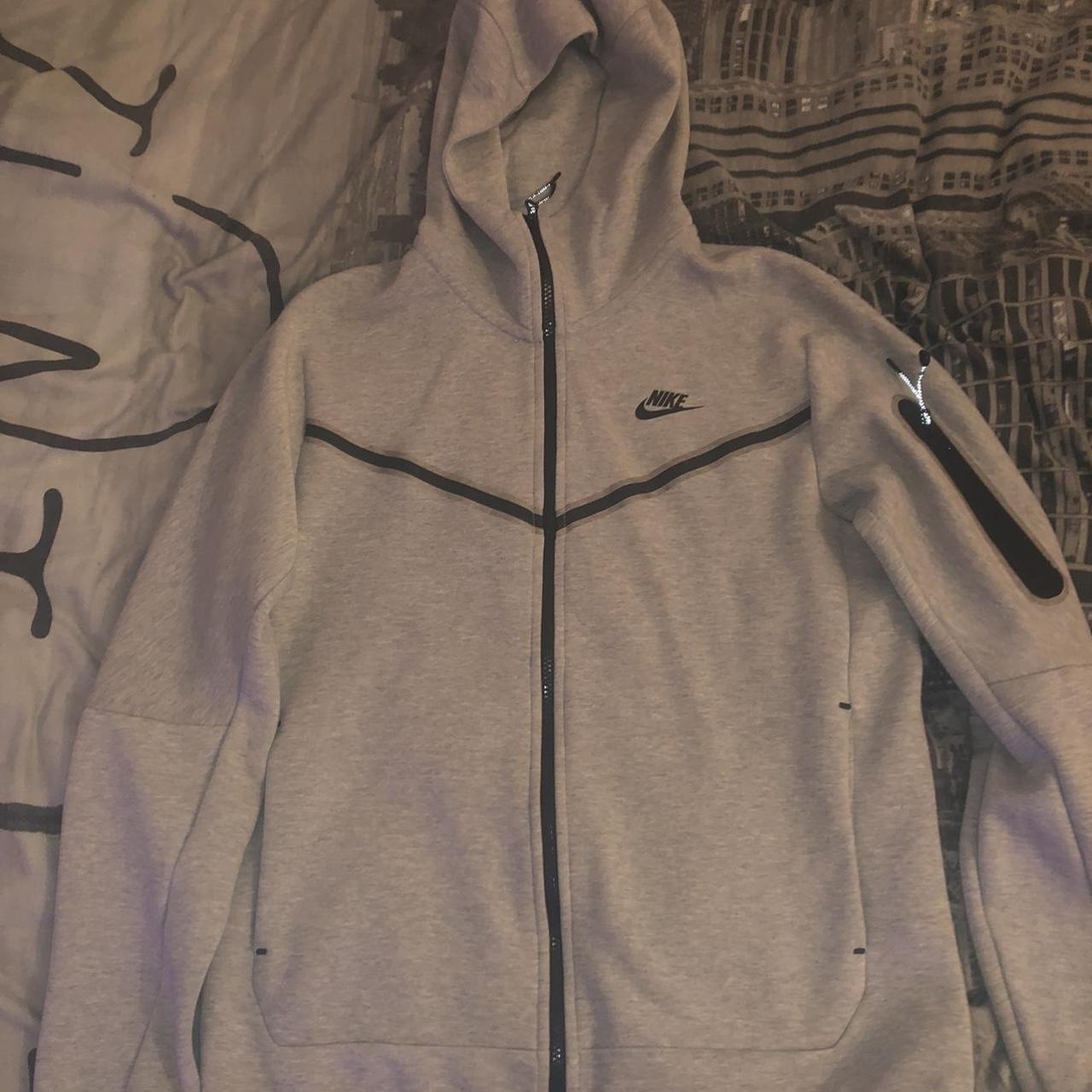 full grey nike tech tracksuit