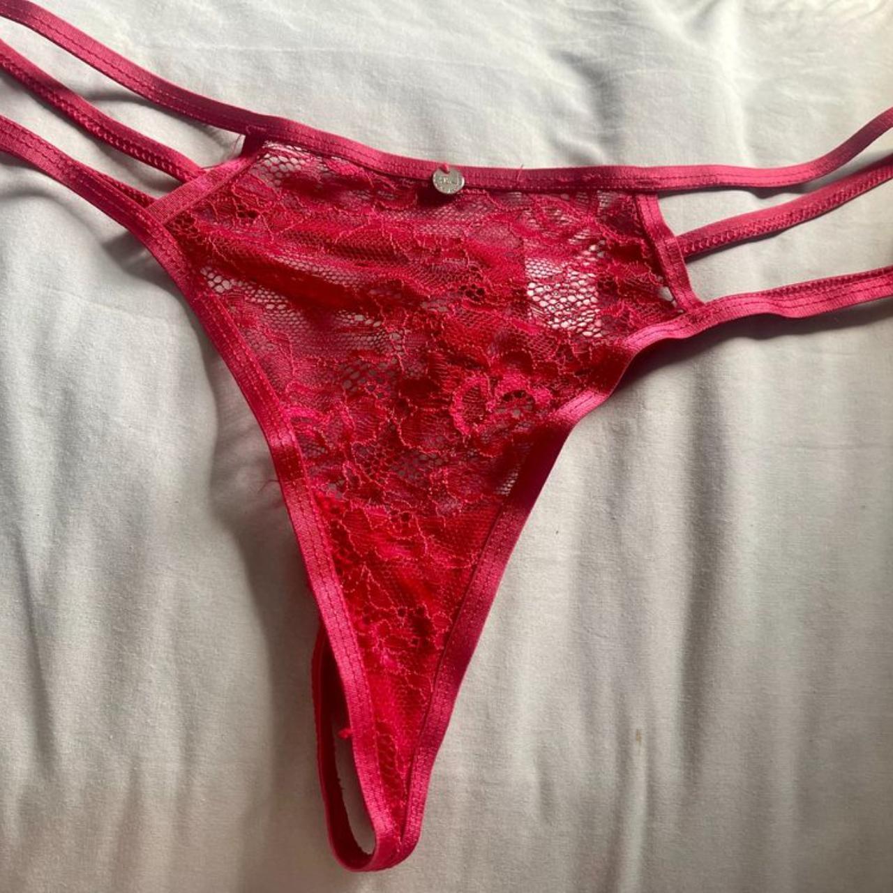 Boux Avenue Women's Red Panties | Depop
