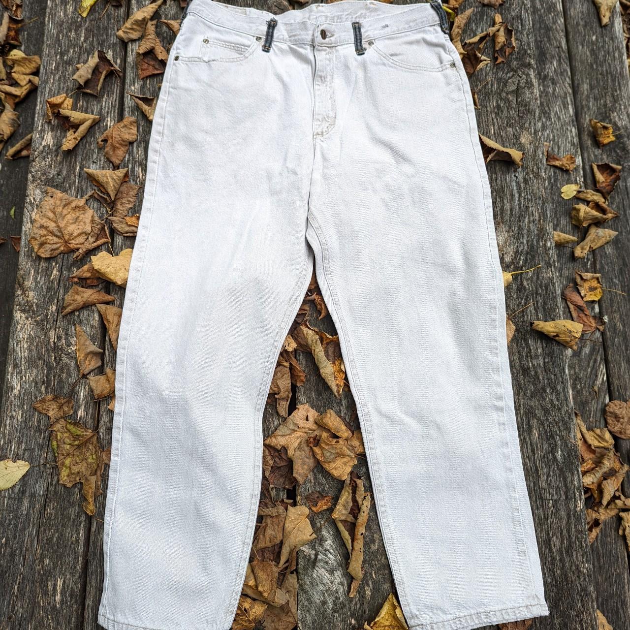 Light cream/tan Riders with custom patchwork/quilted... Depop