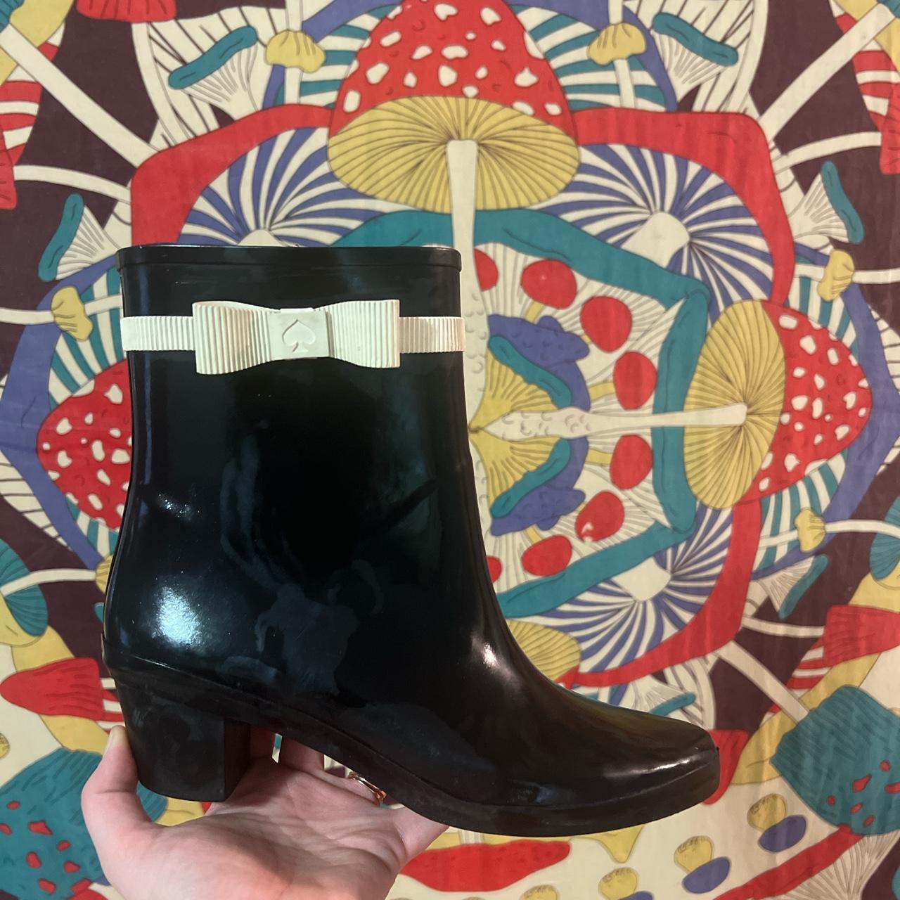kate spade black boots