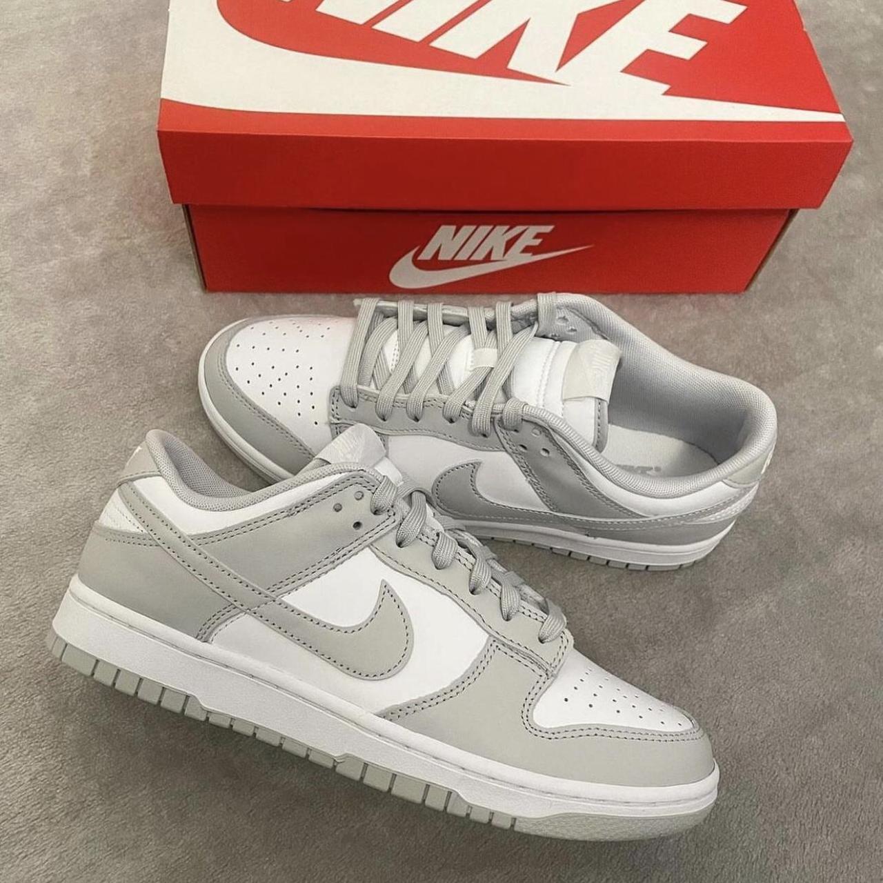 Nike Dunk Low - Grey Fog One of the only genuine... - Depop