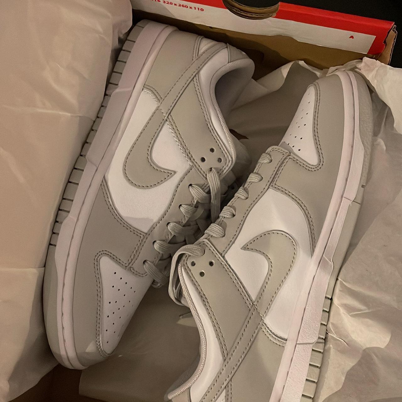 Nike Dunk Low - Grey Fog One of the only genuine... - Depop