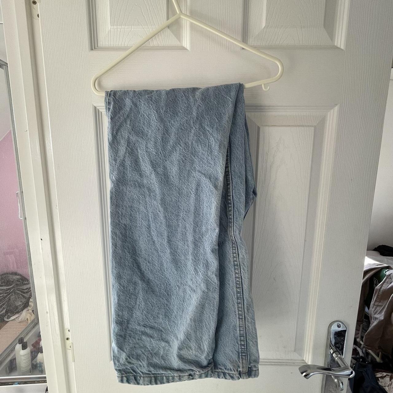 primark light wash blue mom jeans - really nice... - Depop