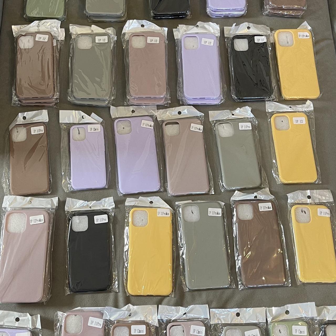 Grey IPhone 12 silicone phone case, brand new, many... Depop
