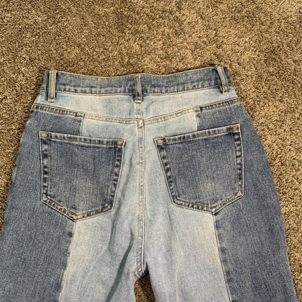 PacSun Two Tone Jeans! -straight leg -high... - Depop