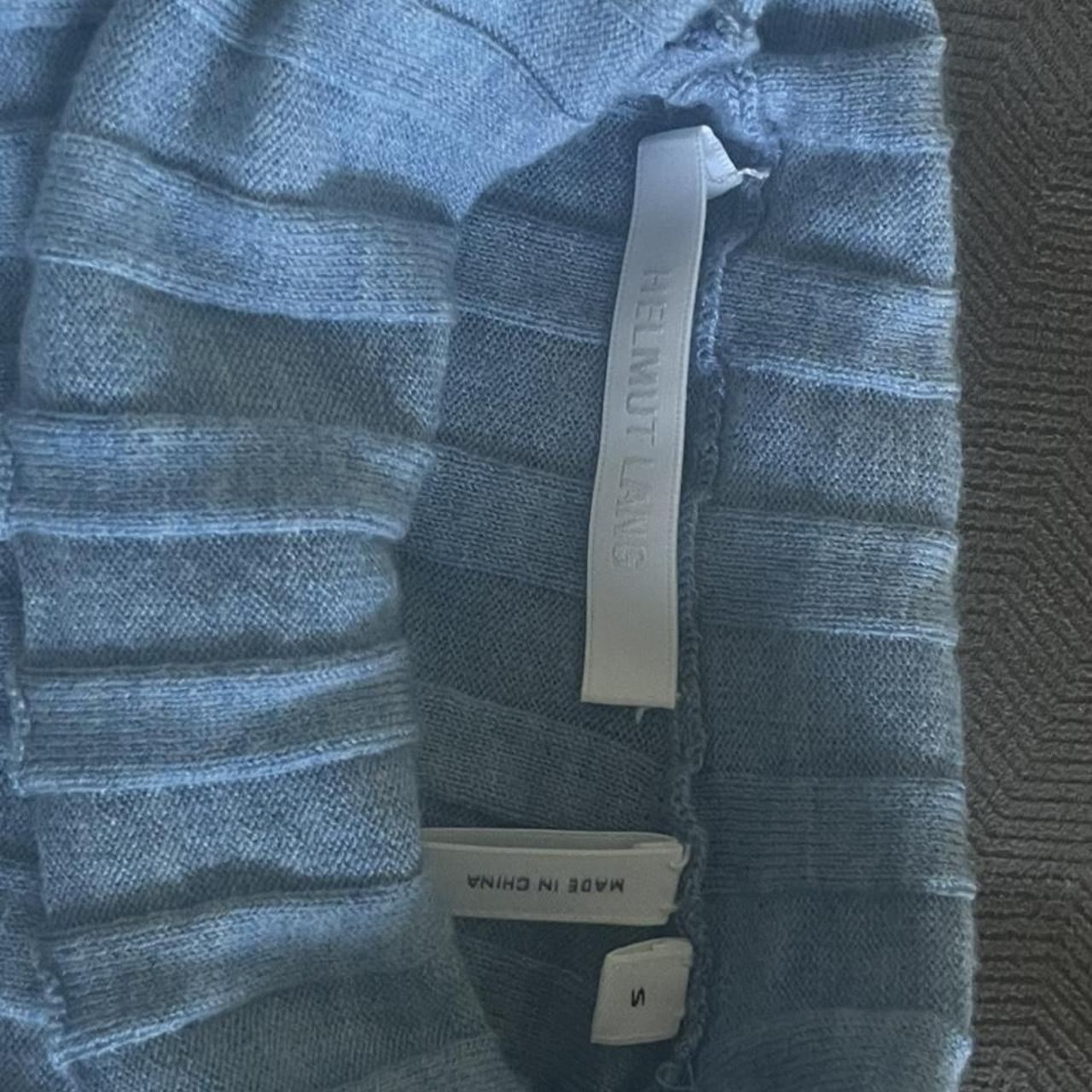 Helmut Lang Women's Blue Jumper (2)