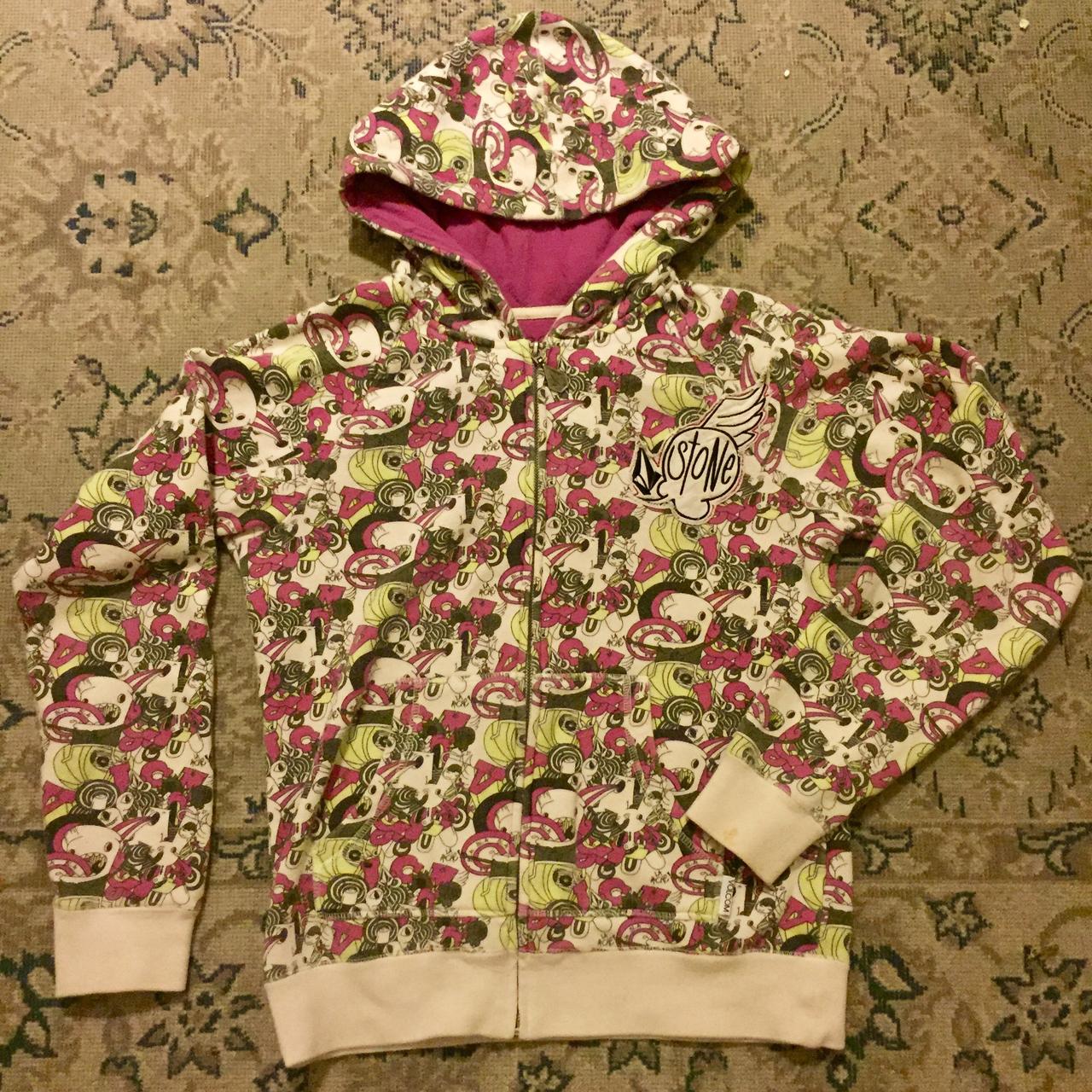 Felpa volcom con Fantasia con disegni Depop