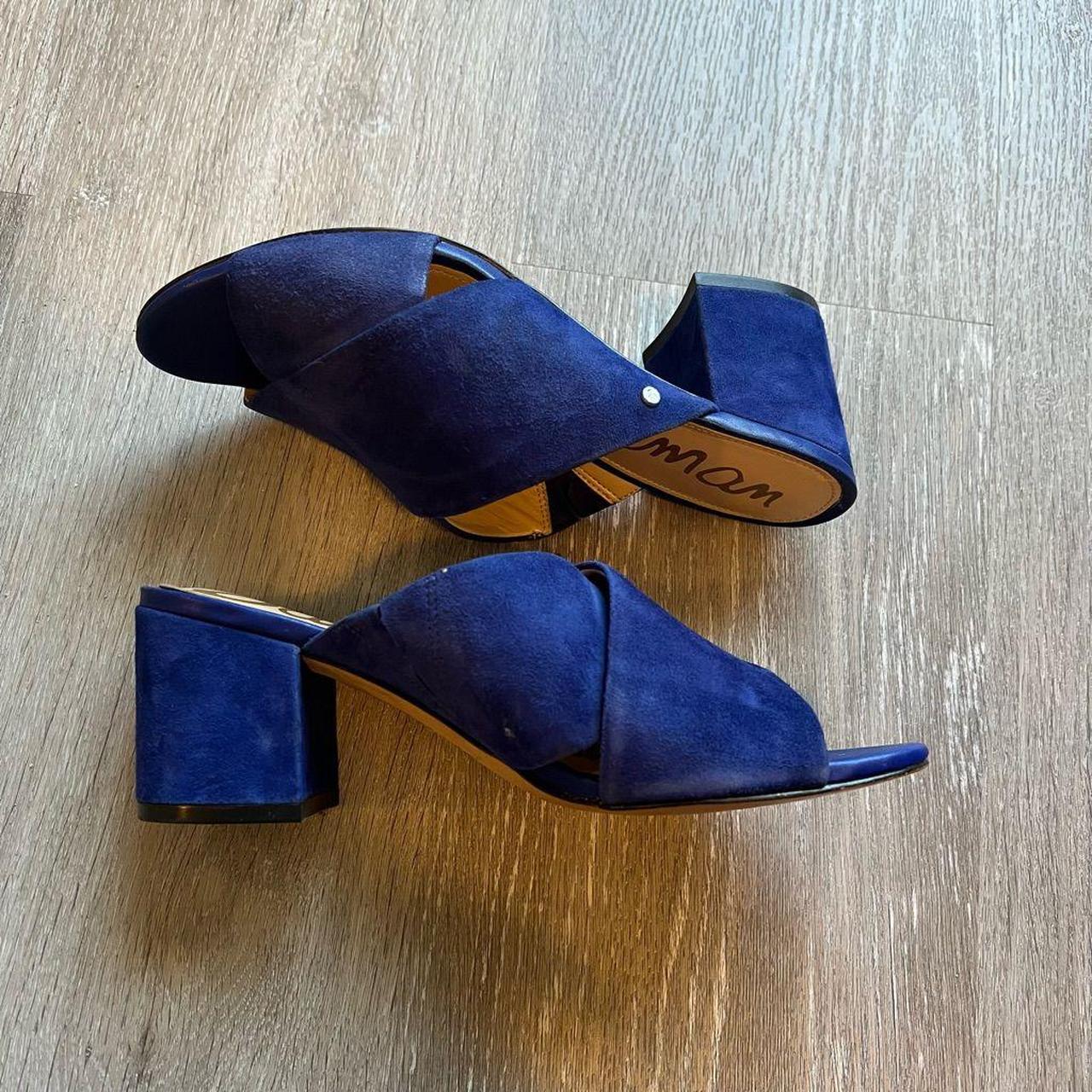 sam edelman white block heels
