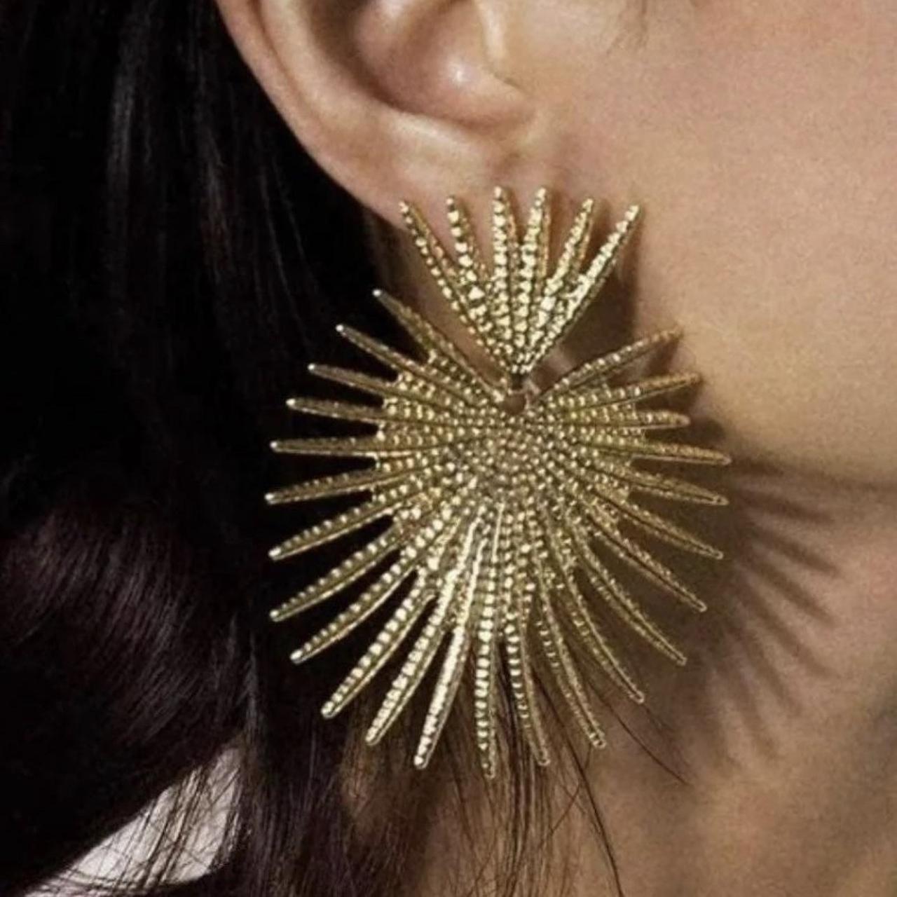 Product Image 1 - Geoemtric Irregular Drop Earrings for