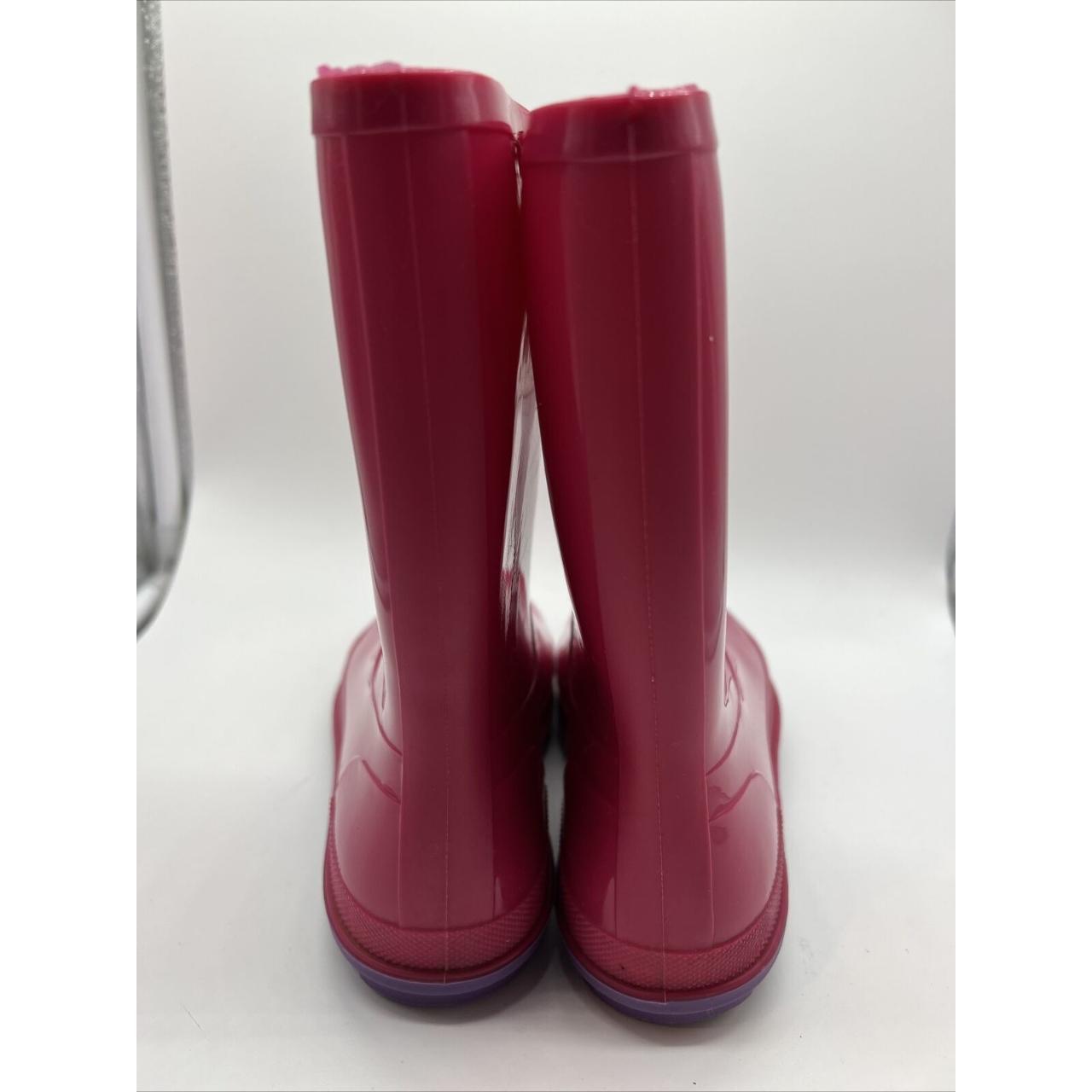 rain-boots-girls-size-13-1-waterproof-pink-mid-calf-depop