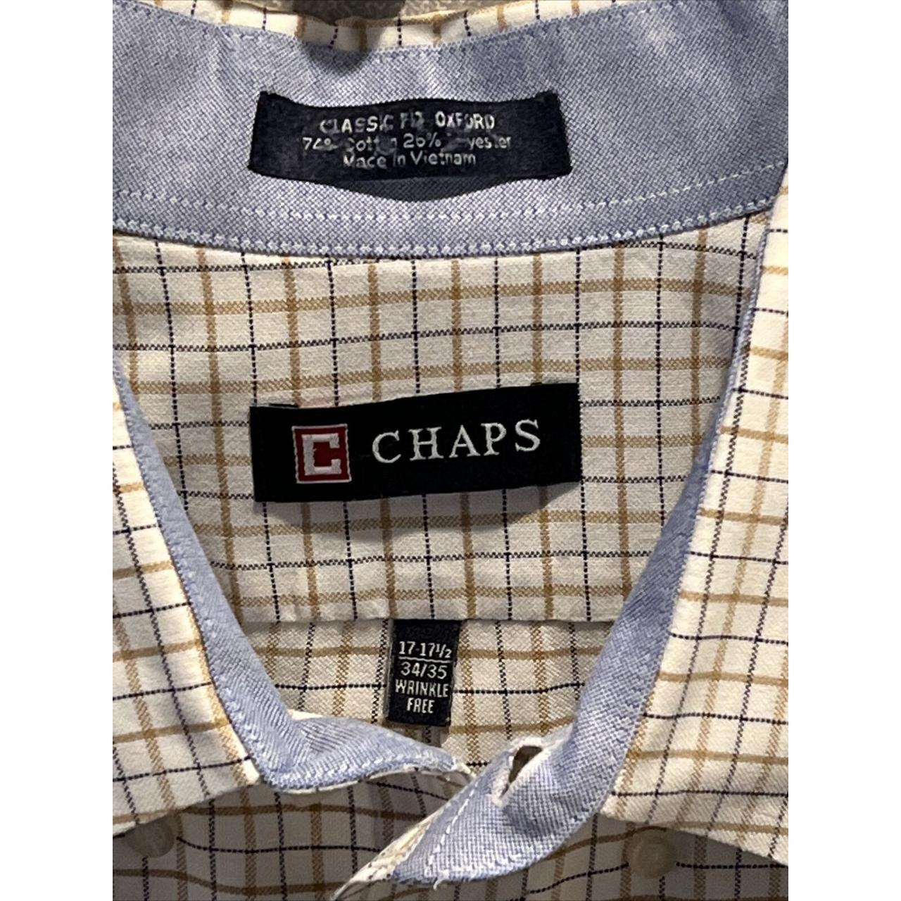 Chaps Men's Tan Shirt | Depop