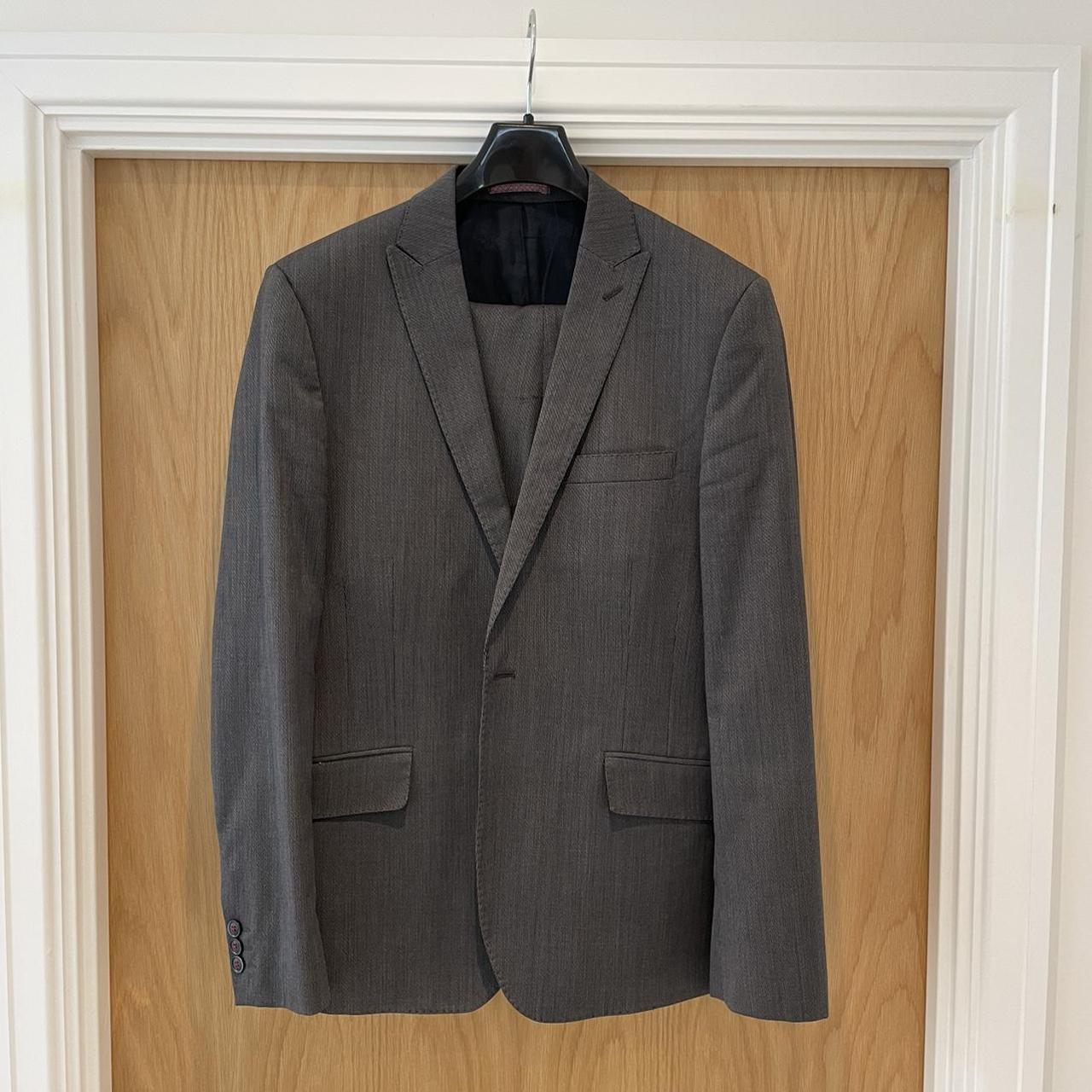 Marks & Spencer Men's Grey Suit Depop