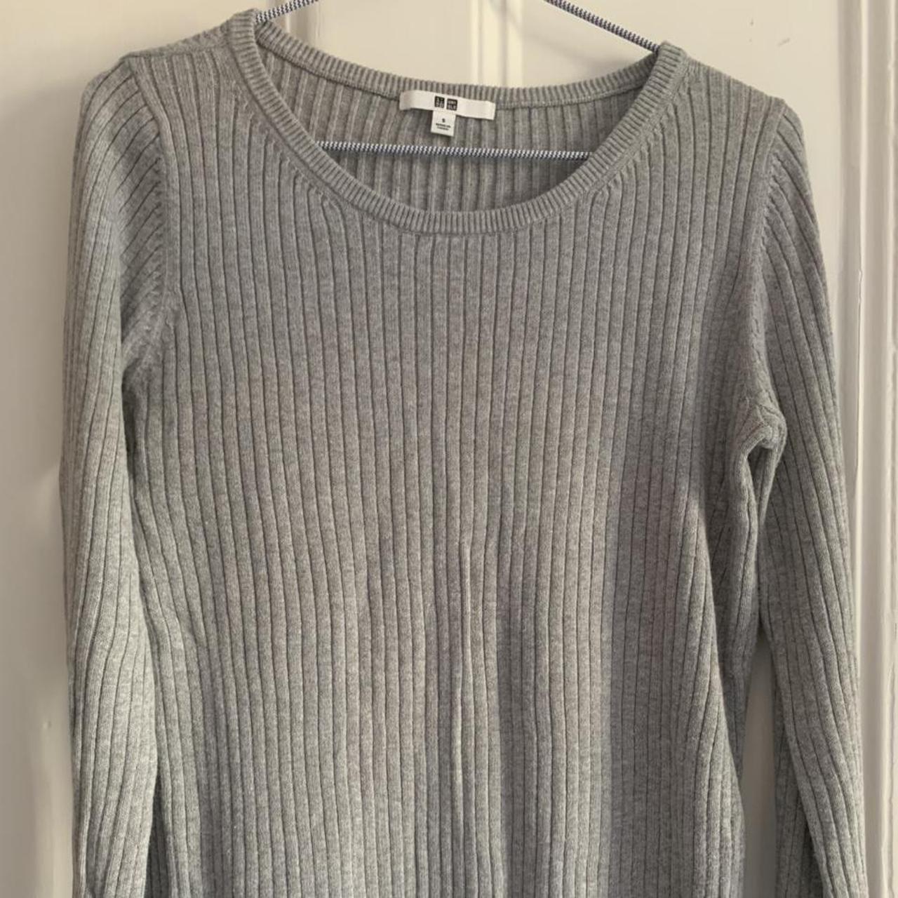 Classic grey sweater. Normal fit. Mix of cotton and... - Depop
