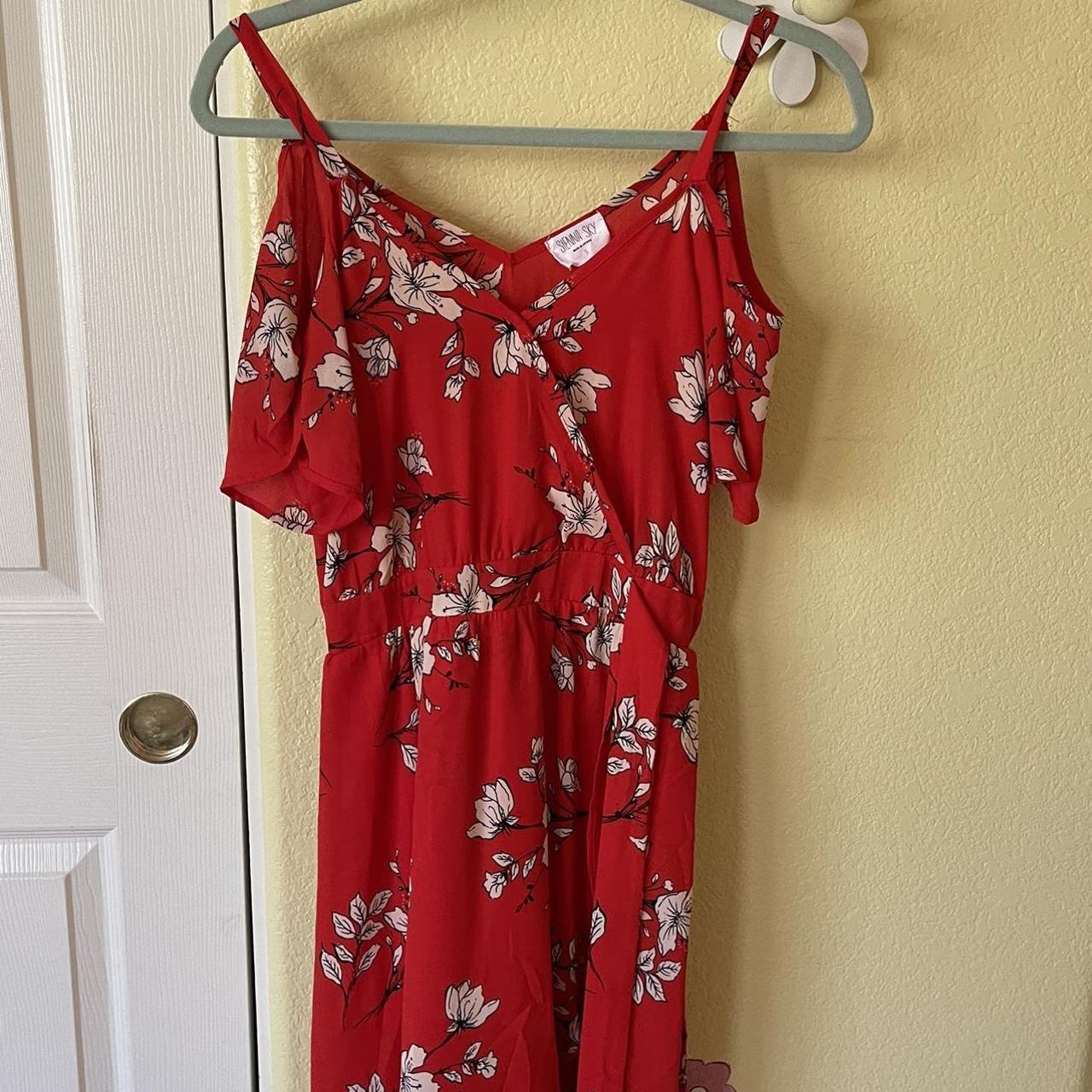 Marshall Women's Red and White Dress