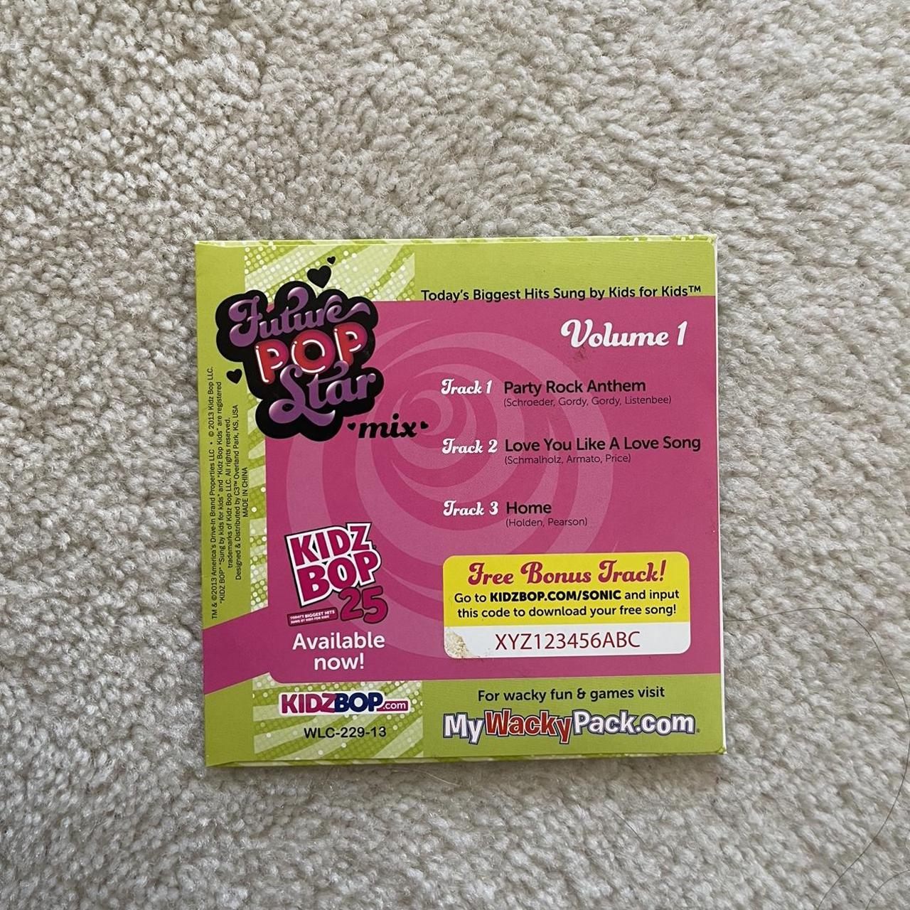 Kidz Bop Future Pop Star Mix Volume 1 from Sonic | Depop