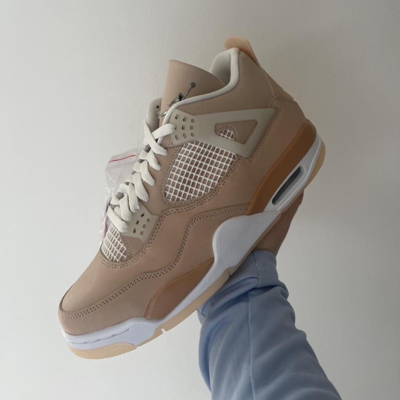 tan jordan 4s