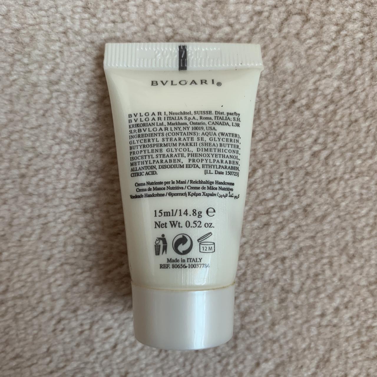 BRAND NEW Bvlgari Nourishing Hand Cream 15ml Depop