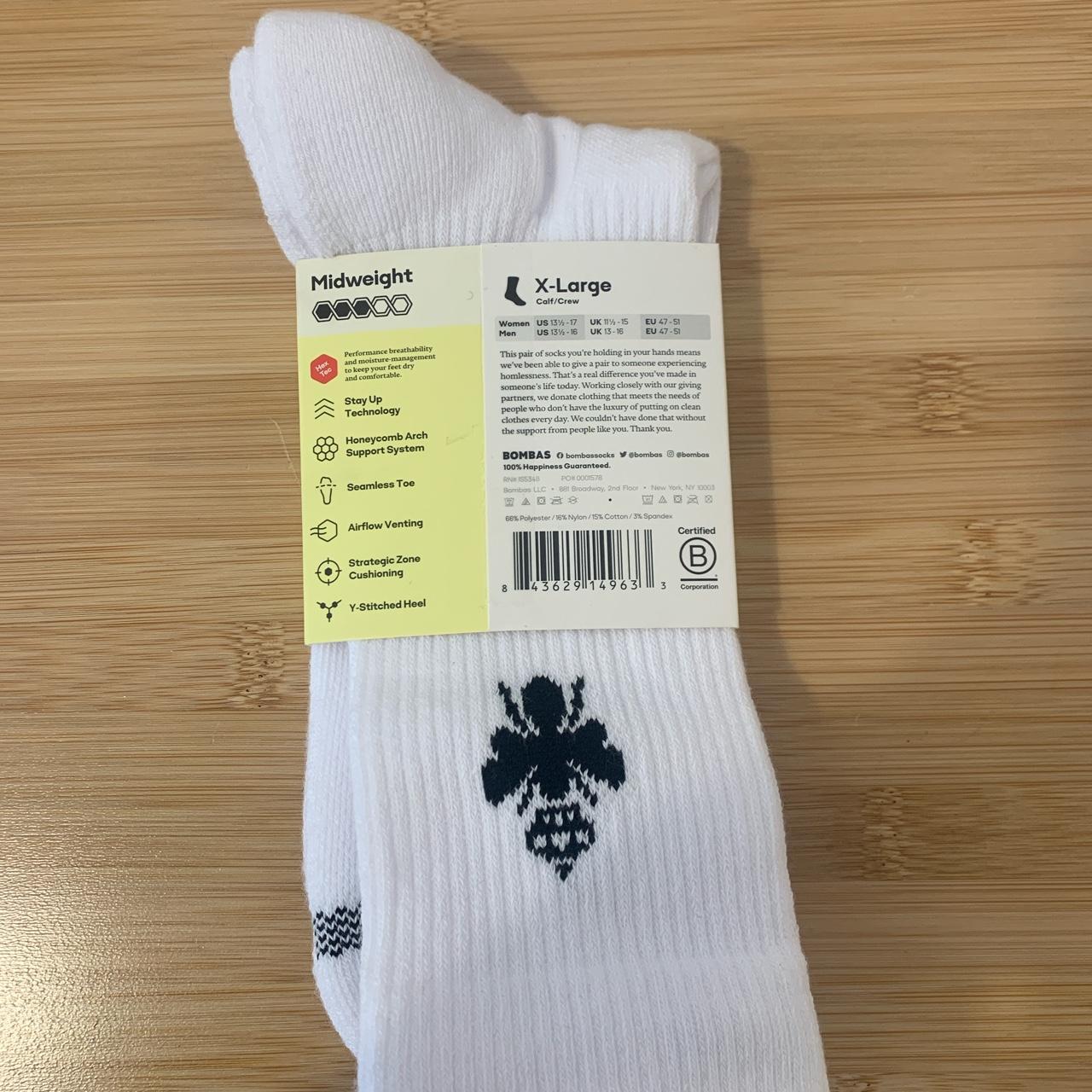 Brand new Bombas crew socks Size XL - Depop