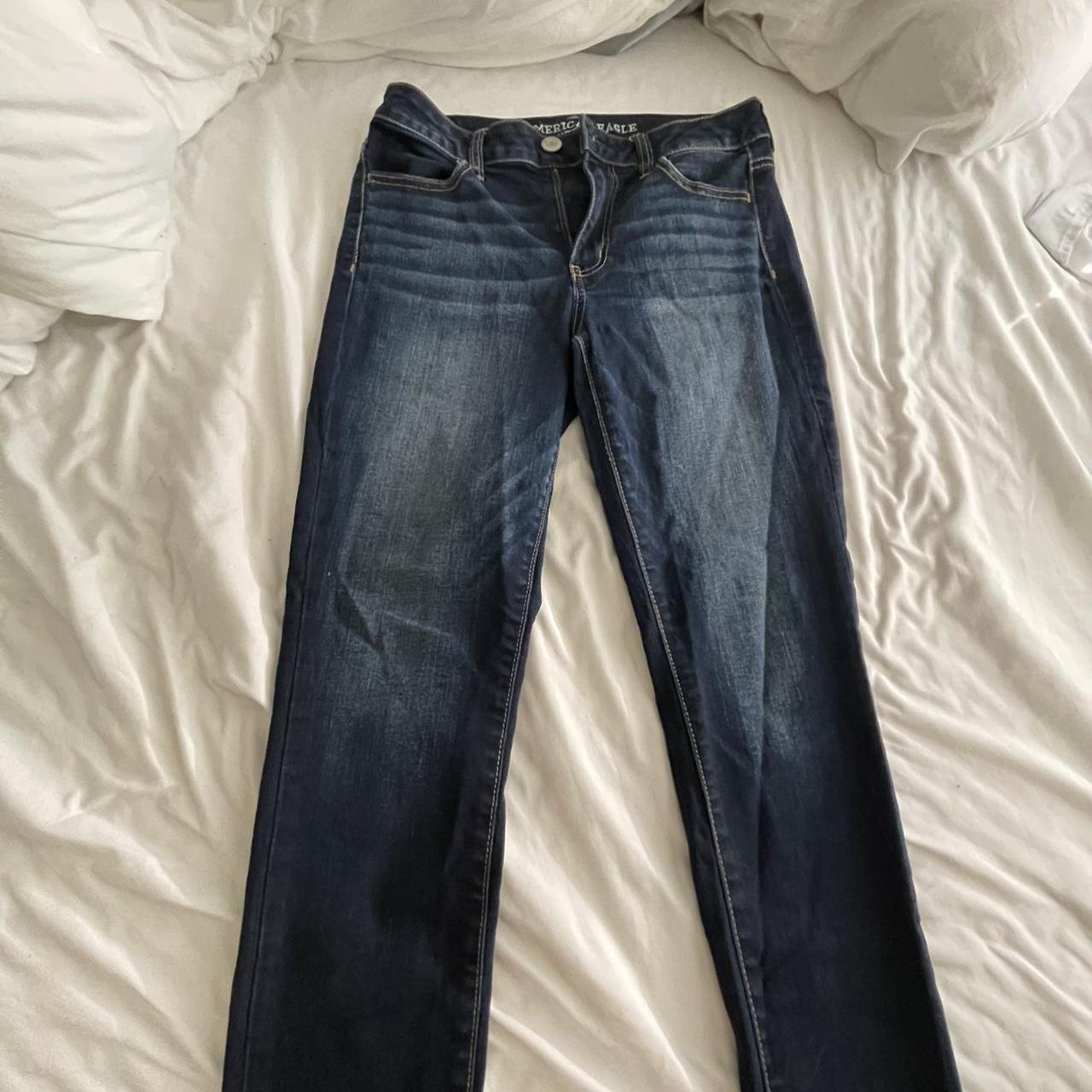 Never worn size 8 American eagle jeans! Super... Depop