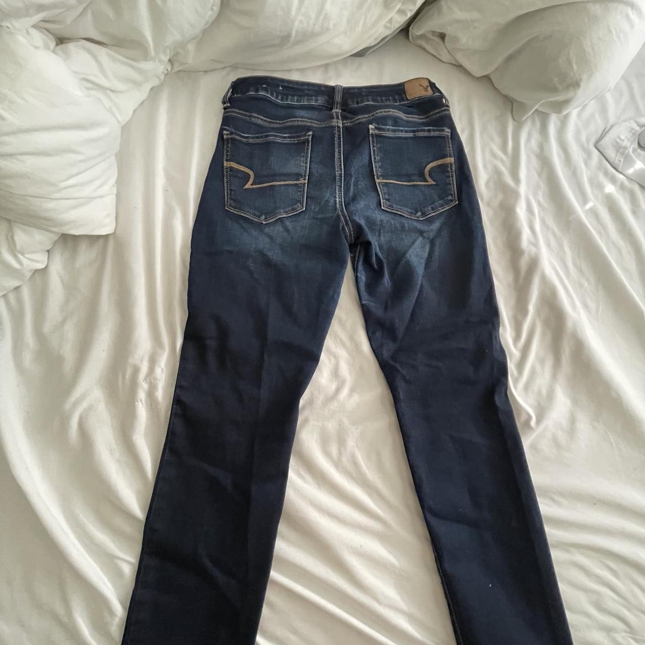 Never worn size 8 American eagle jeans! Super... Depop