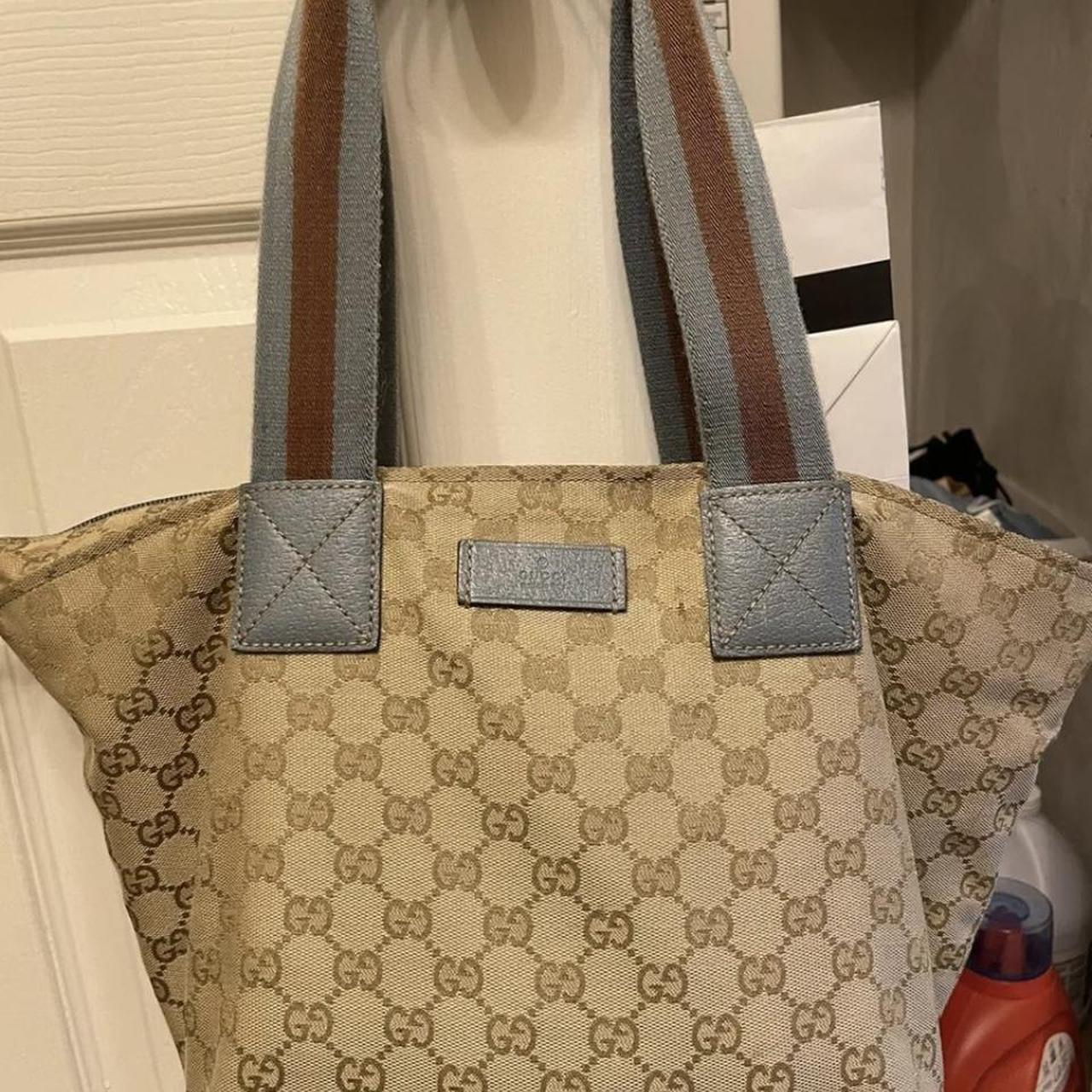 Gucci Medium Ophidia Tote Bag - Blue