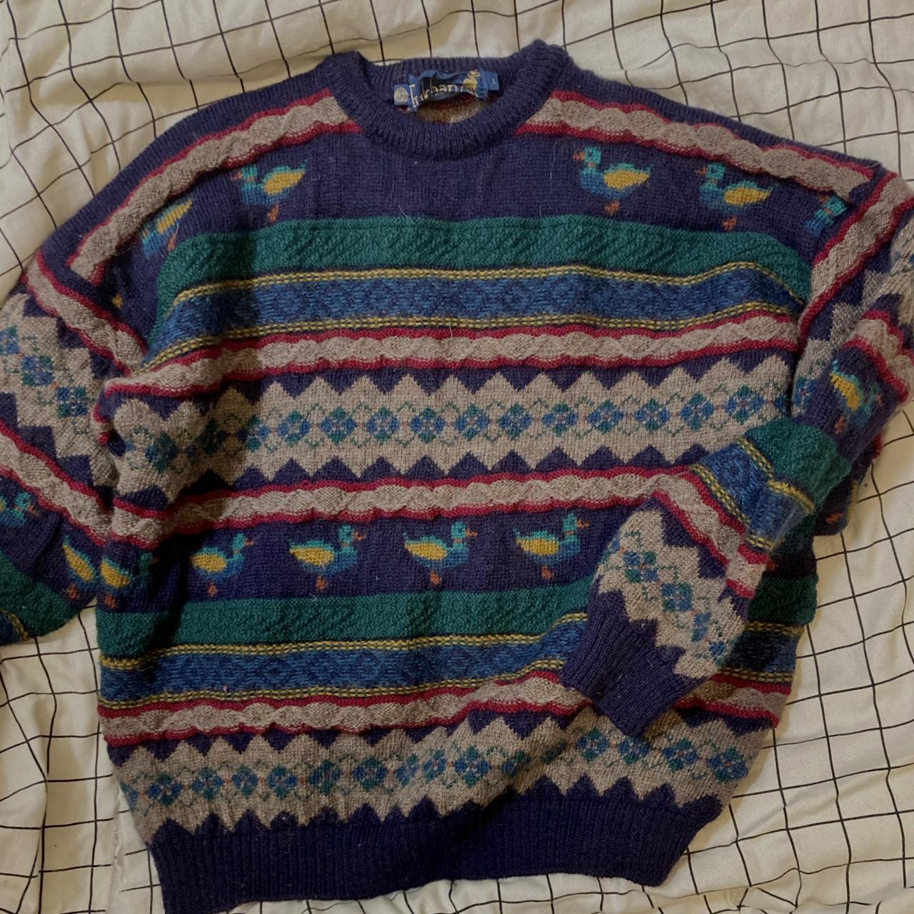 Product Image 1 - Vintage grandpa sweater, duck sweater,