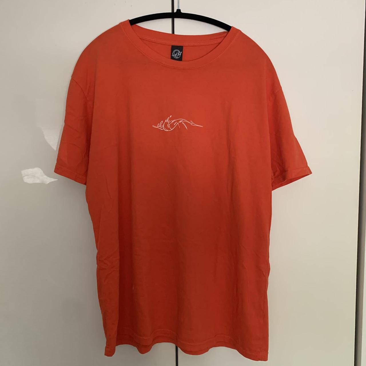 PacSun Women's Orange and Red T-shirt | Depop