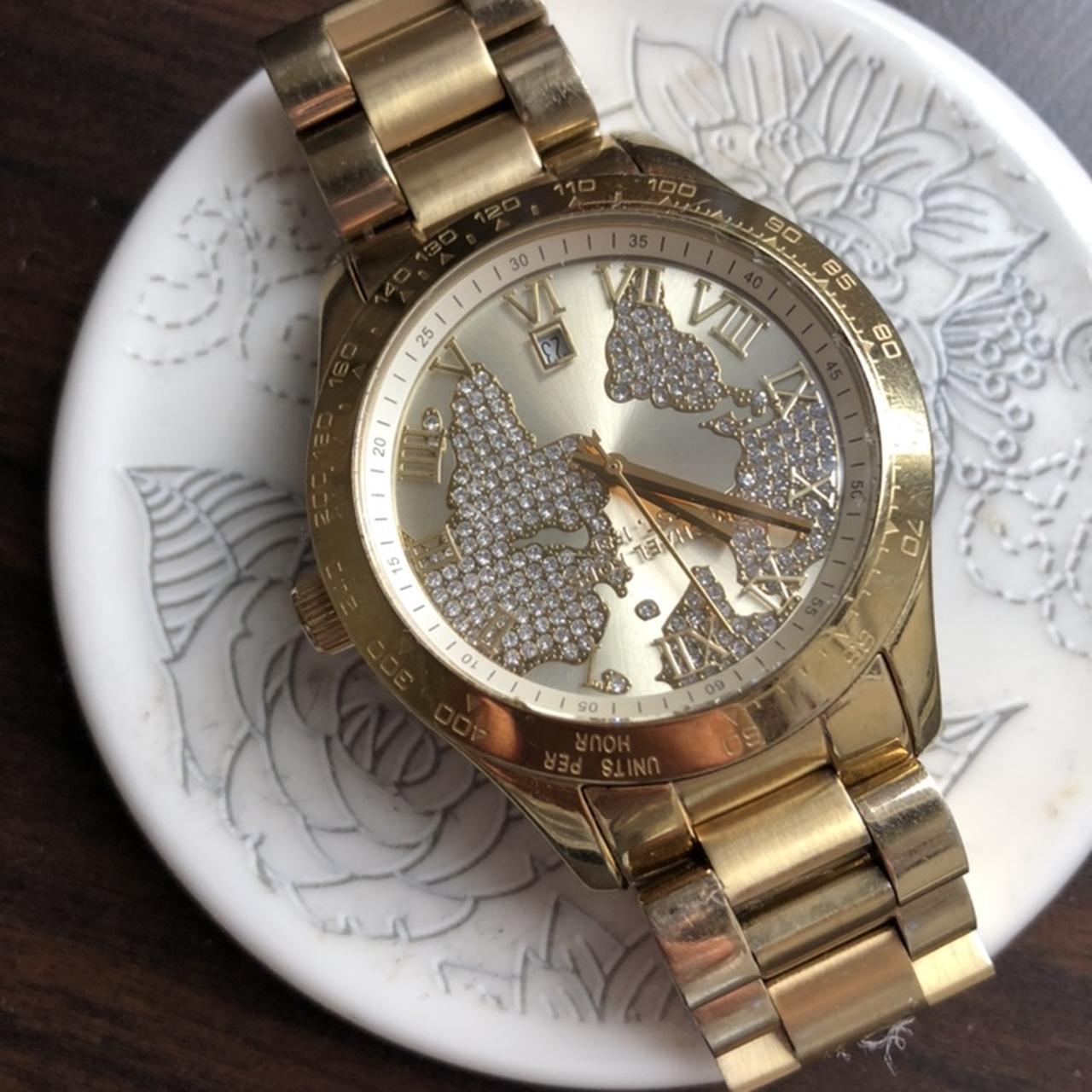 Michael kors hot sale map watch