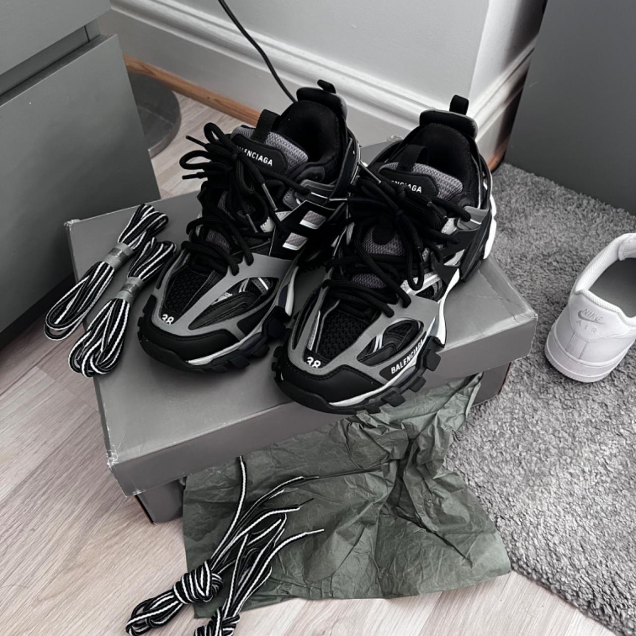 Balenciaga track black/grey 2021 Super rare Used... - Depop