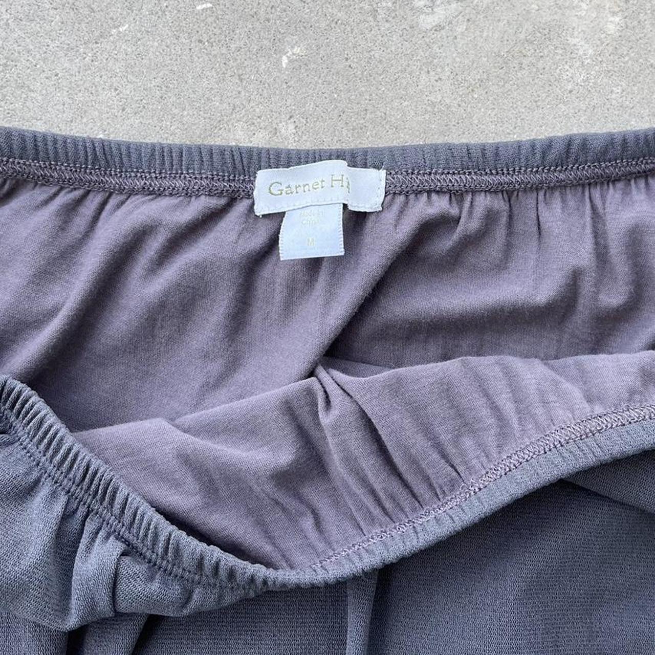 Hill long tiered charcoal gray skirt. Cotton... Depop