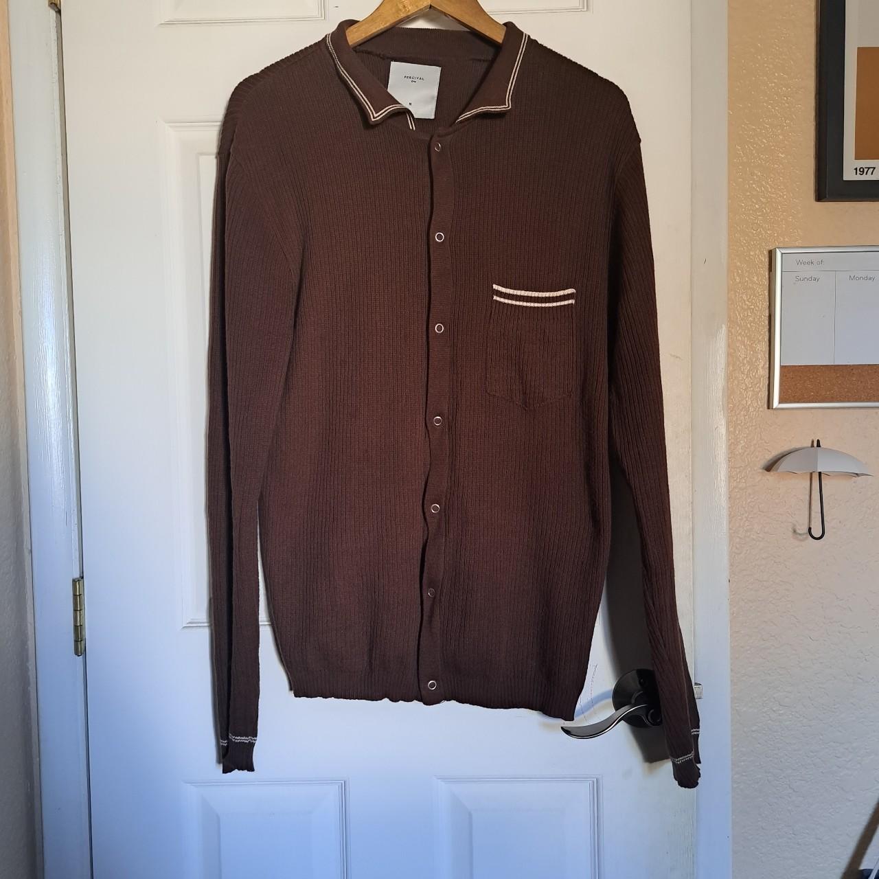 Percival Men's Brown Shirt
