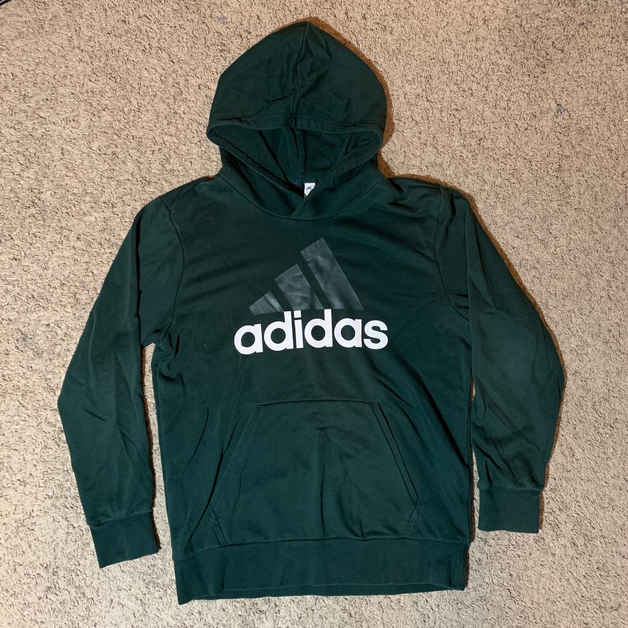 Forest green best sale adidas hoodie