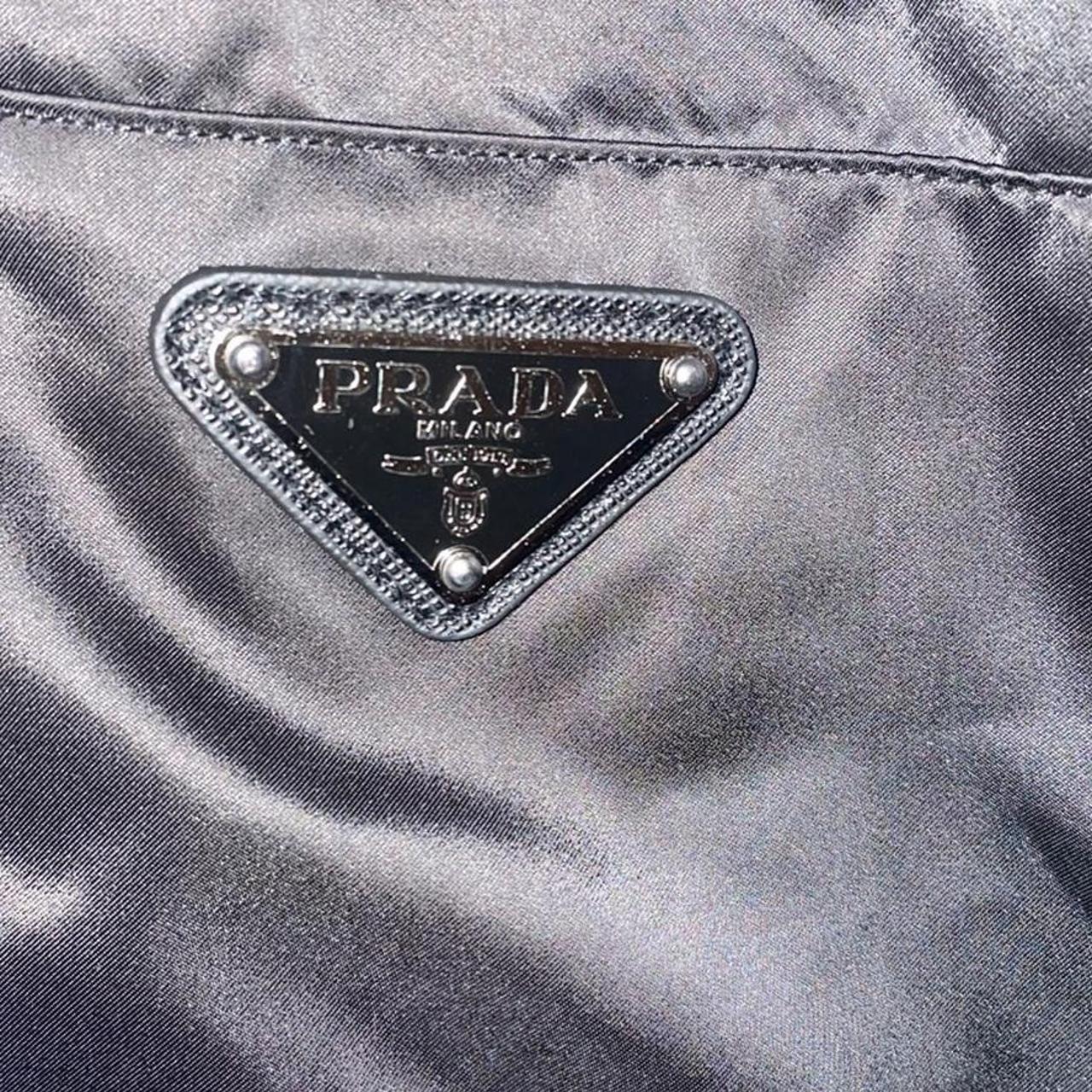 Prada re nylon velvet windbreaker worn once in that... - Depop