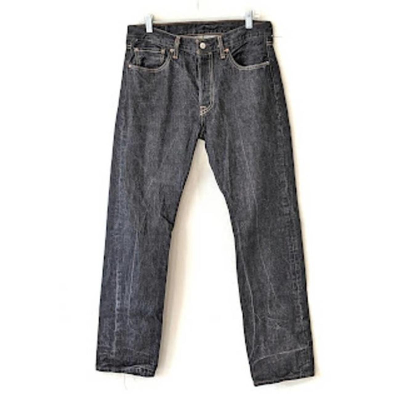 Levi's 501 Dark Wash Mens Jeans Size 32x32 L5155 S37303 - Depop