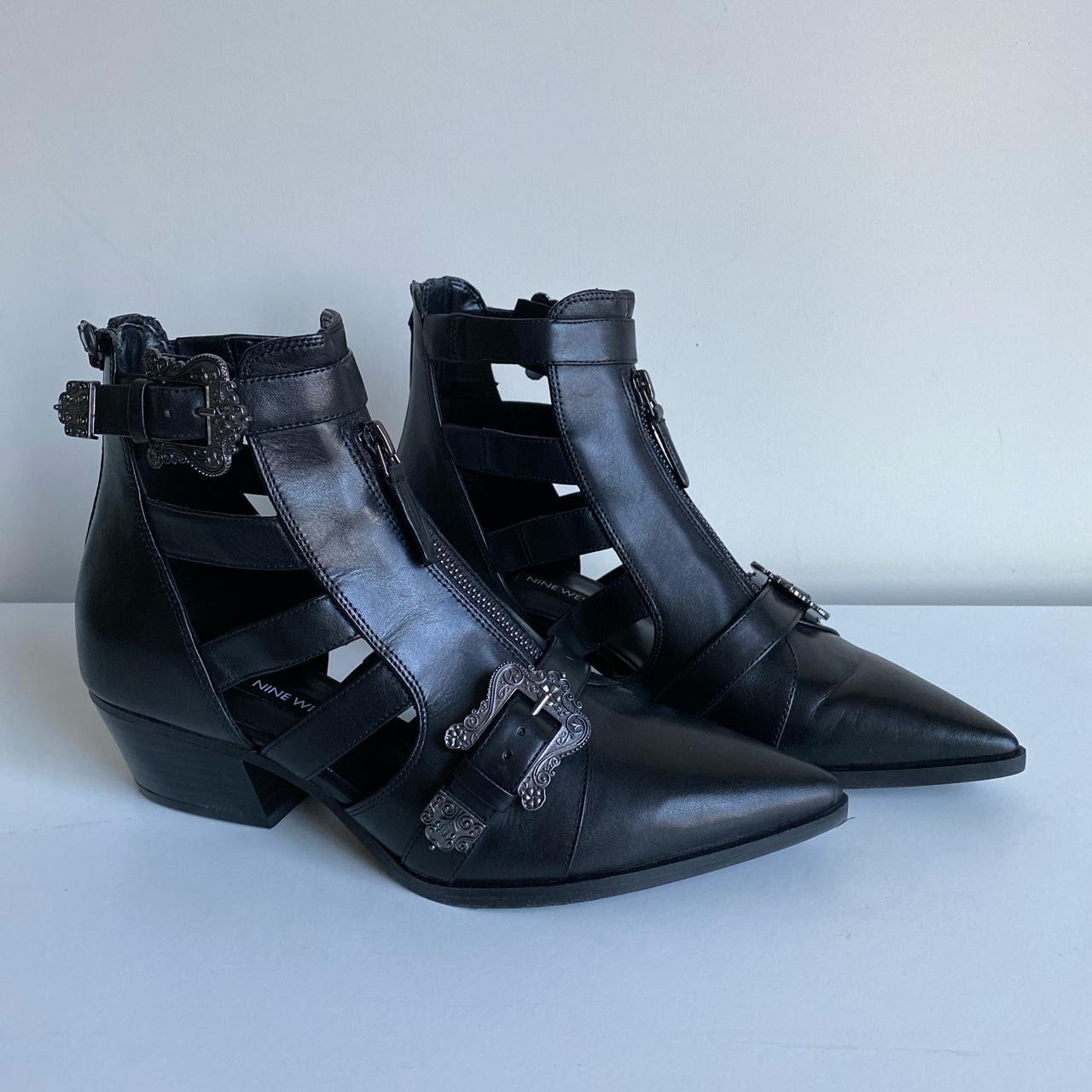 Carrillo cutout store buckle booties