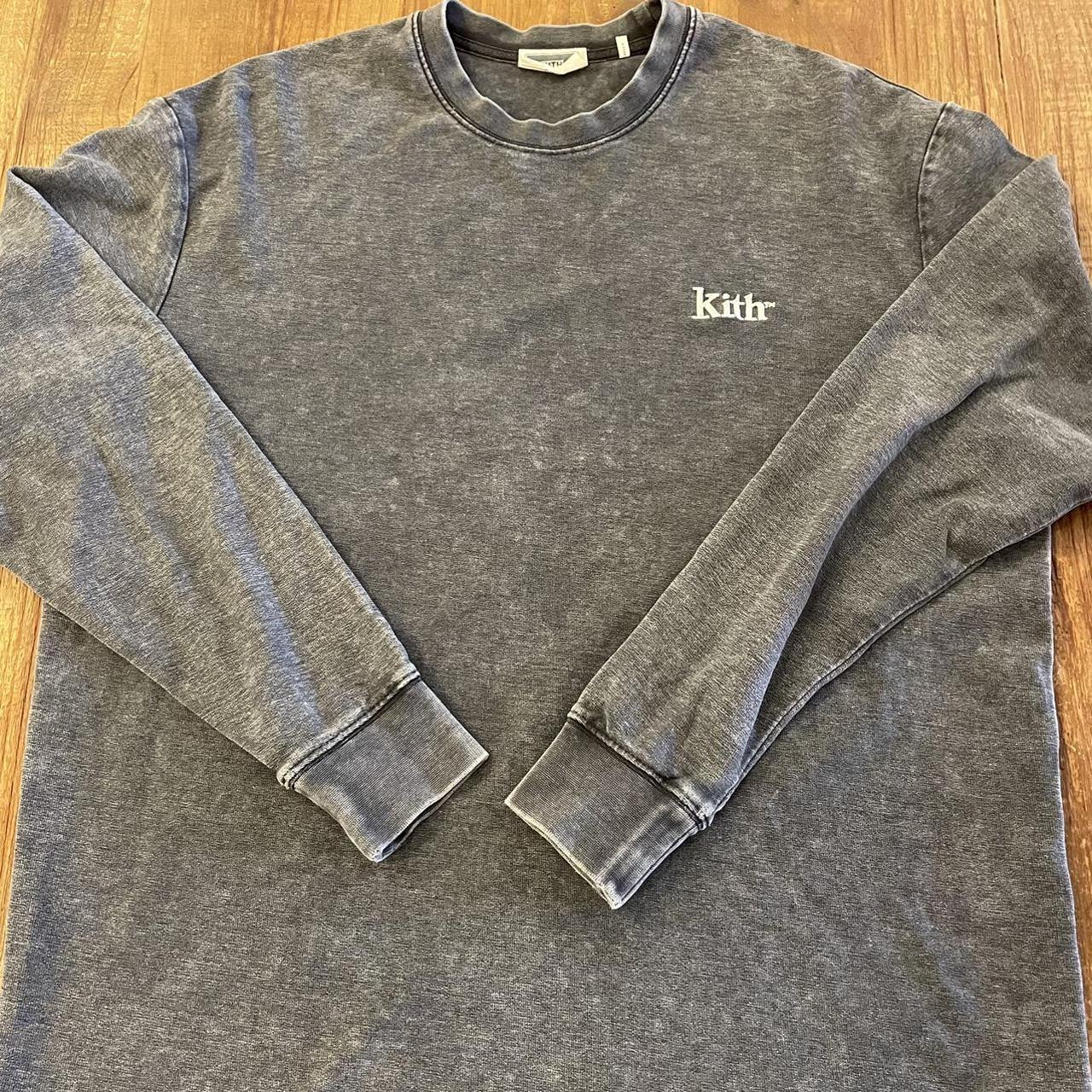 Kith Men's Grey and Silver Shirt Depop