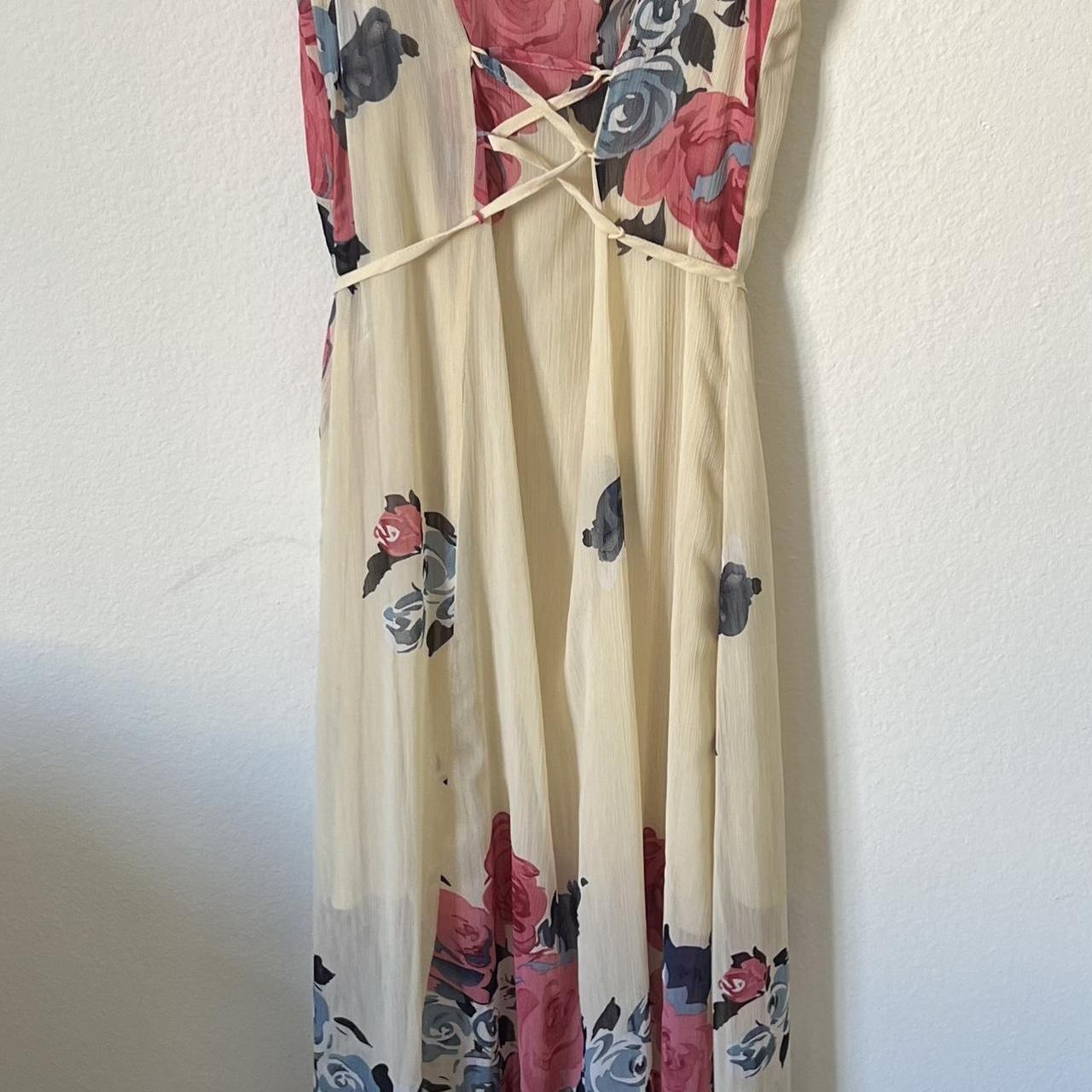 Lottie & Holly Women's Cream and Pink Dress (2)