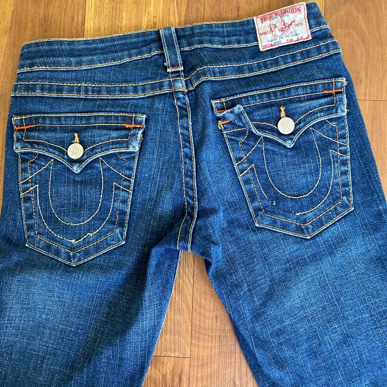 Y2k authentic true religion jeans. Stitching on... - Depop