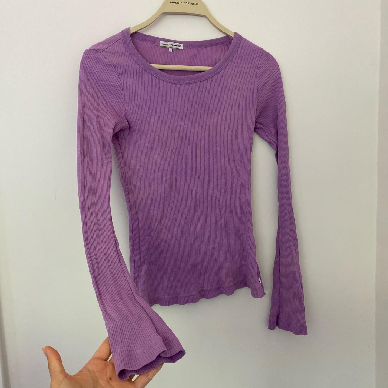 James Perse Women's Purple Top (2)