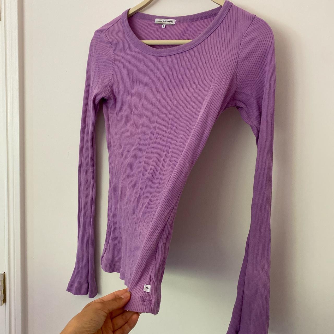 James Perse Women's Purple Top (3)