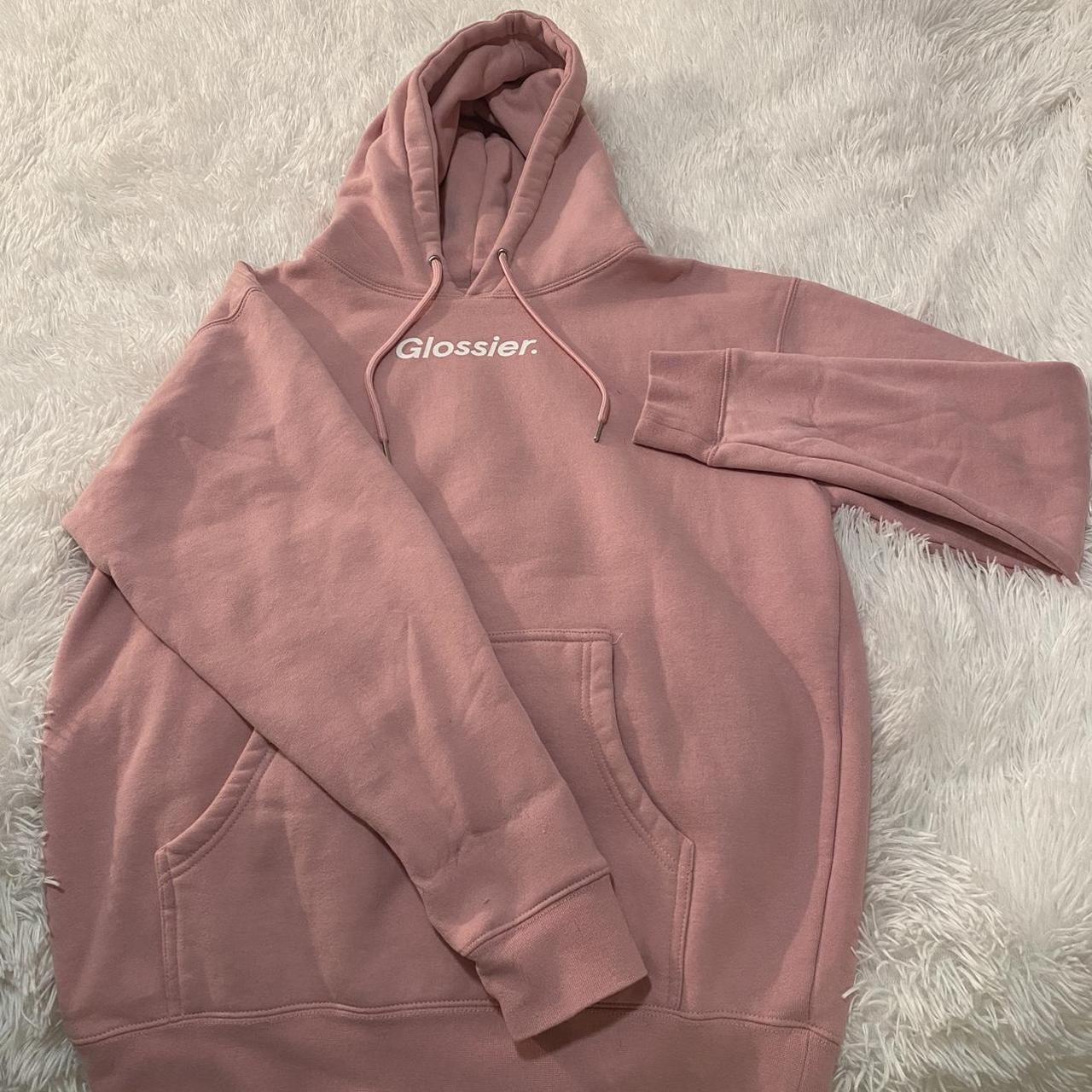 Glossier Original Pink Hoodie Size Medium Depop 7072