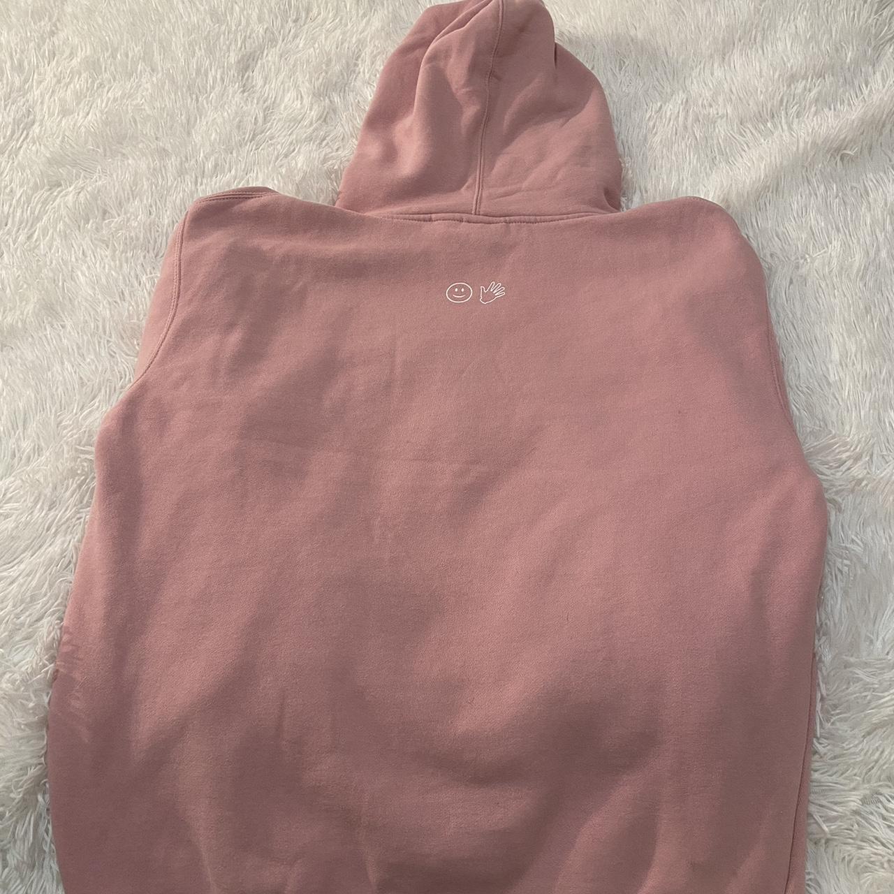 Glossier Original Pink Hoodie Size Medium Depop 1572