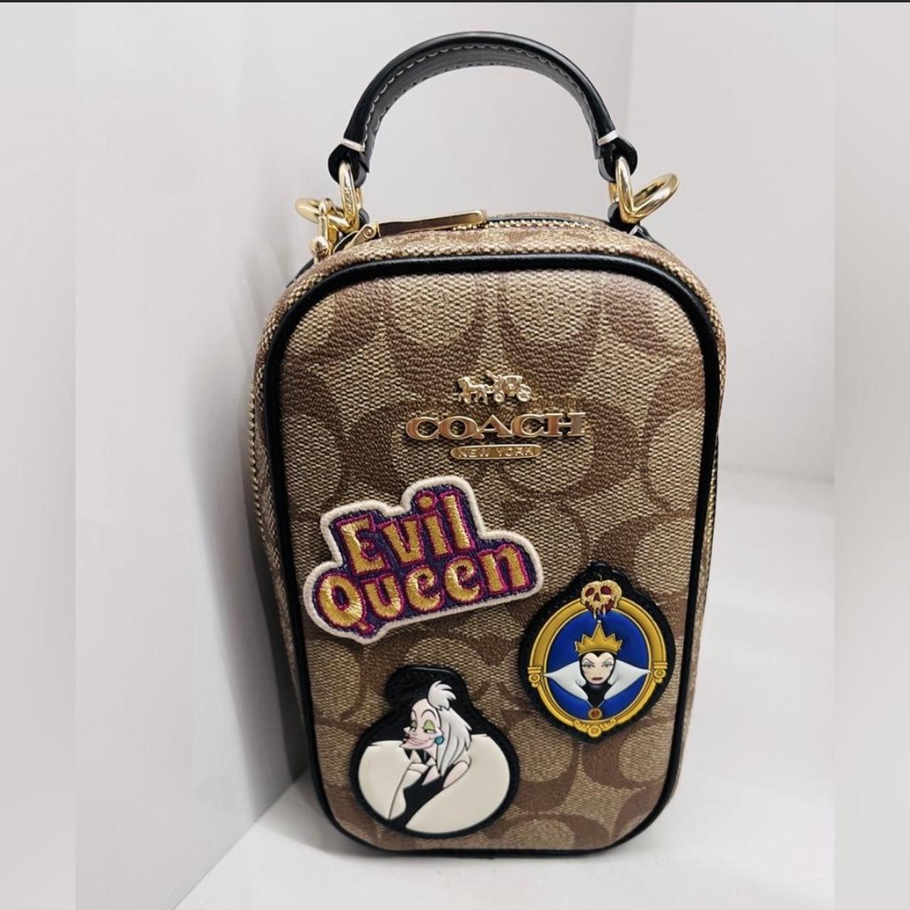 Disney X Coach Eva Phone Crossbody In Signature Canvas With selling Patches