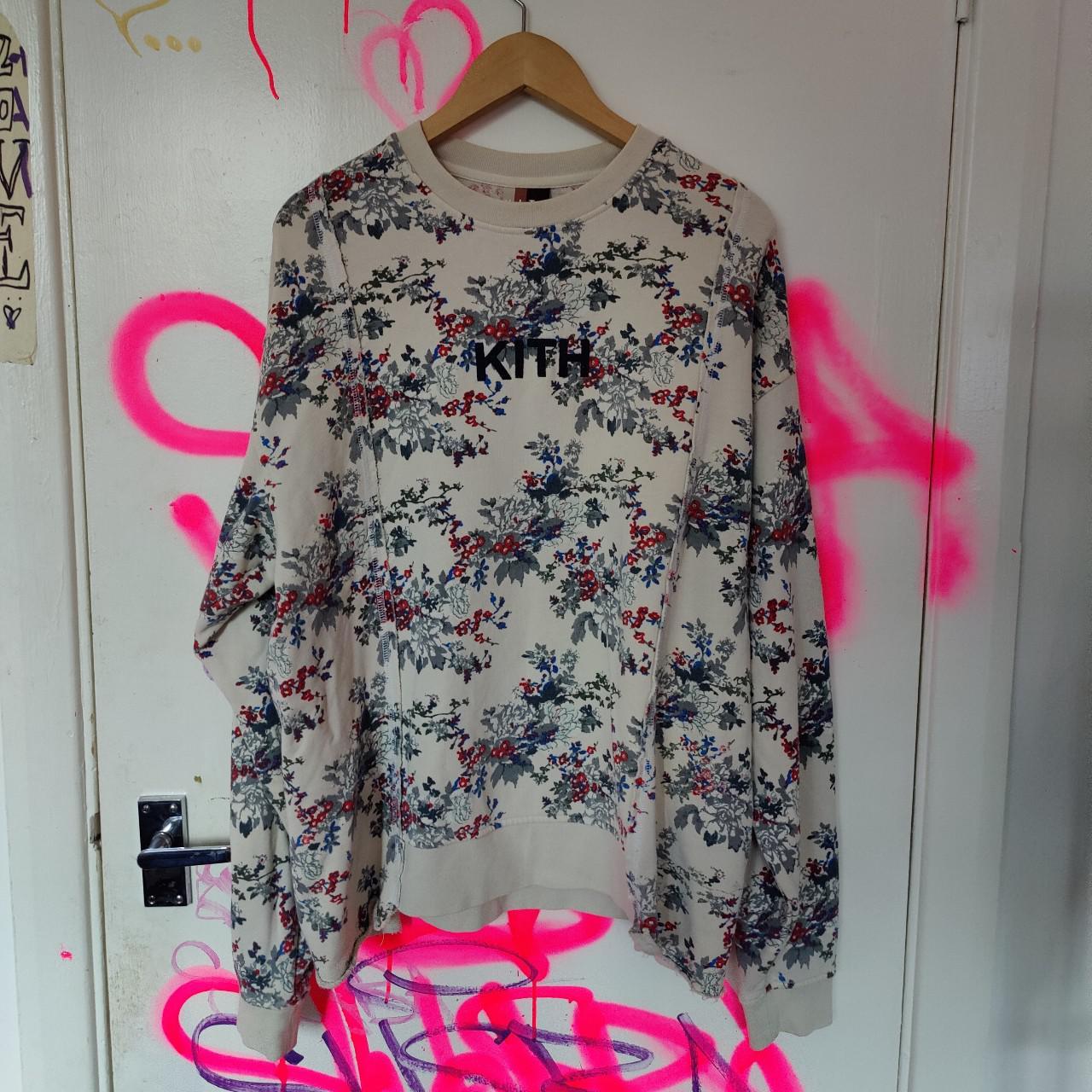 KITH - Floral Panel Crewneck, Condition - 9/10 , Size