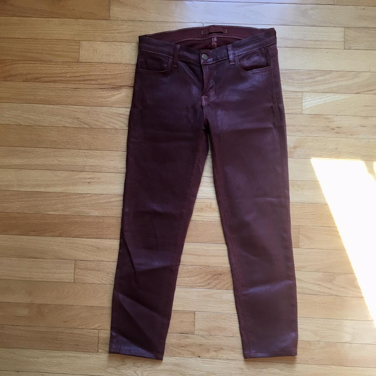 J brand cheap waxed jeans