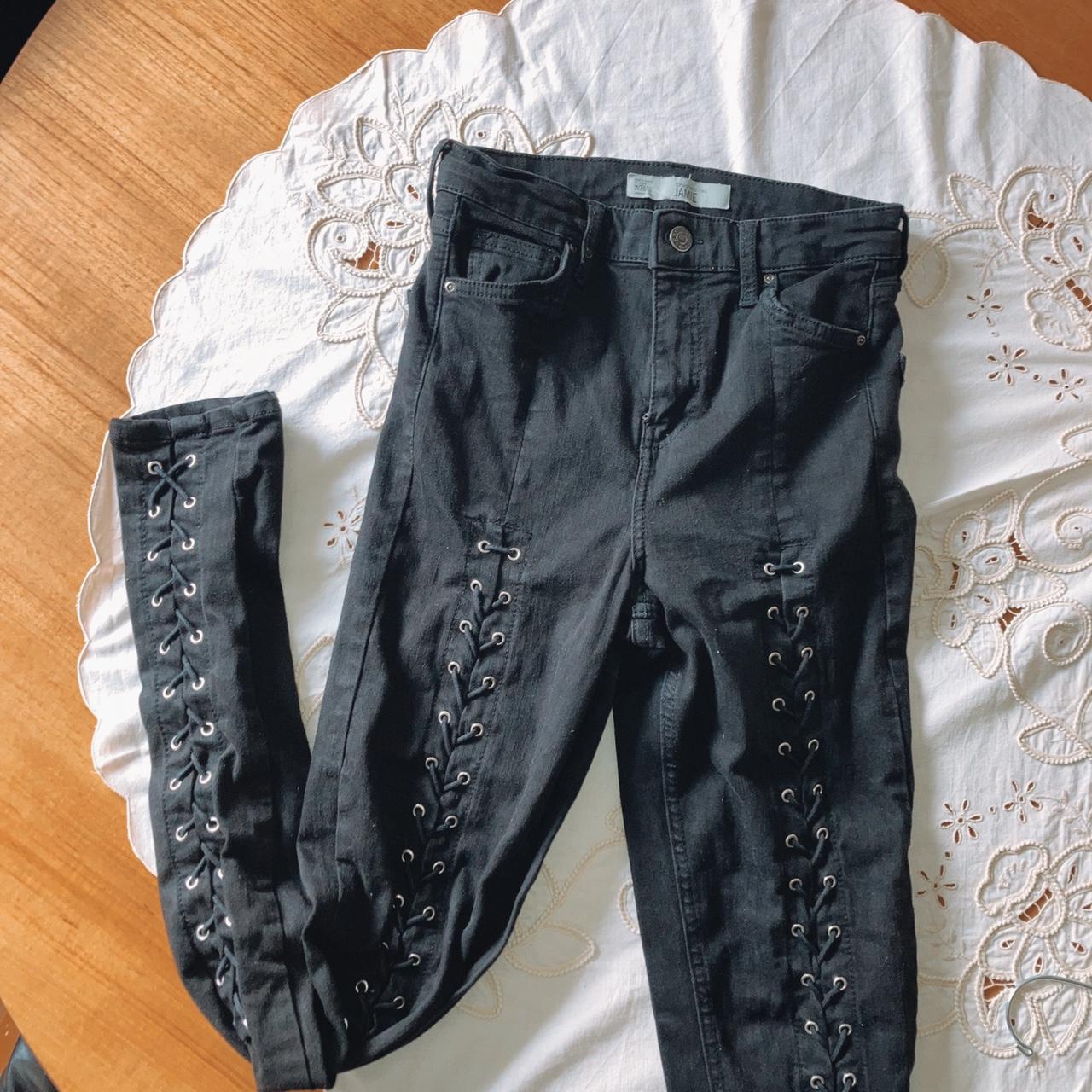 Topshop tall black jeans - Depop