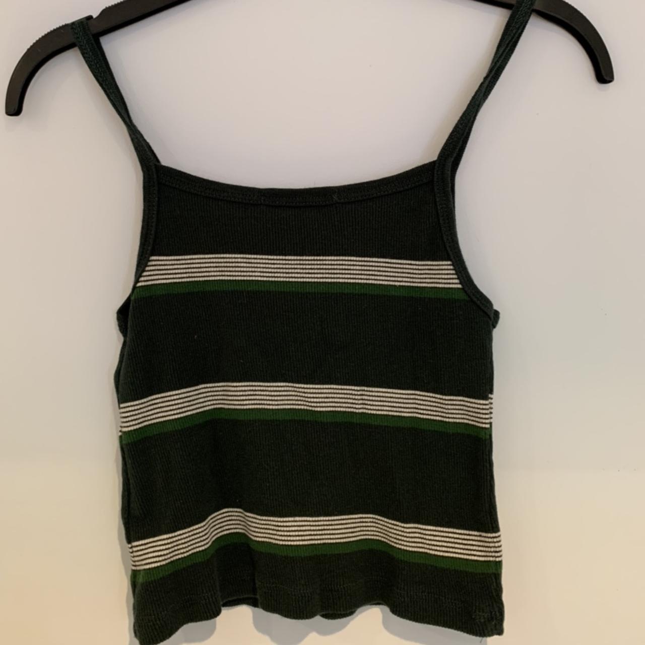 green striped brandy melville top such good... Depop