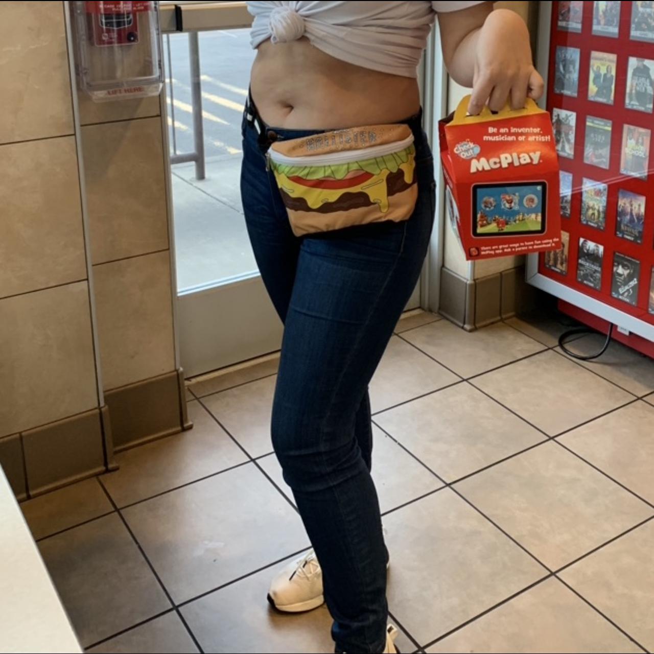 Hollister burger clearance fanny pack