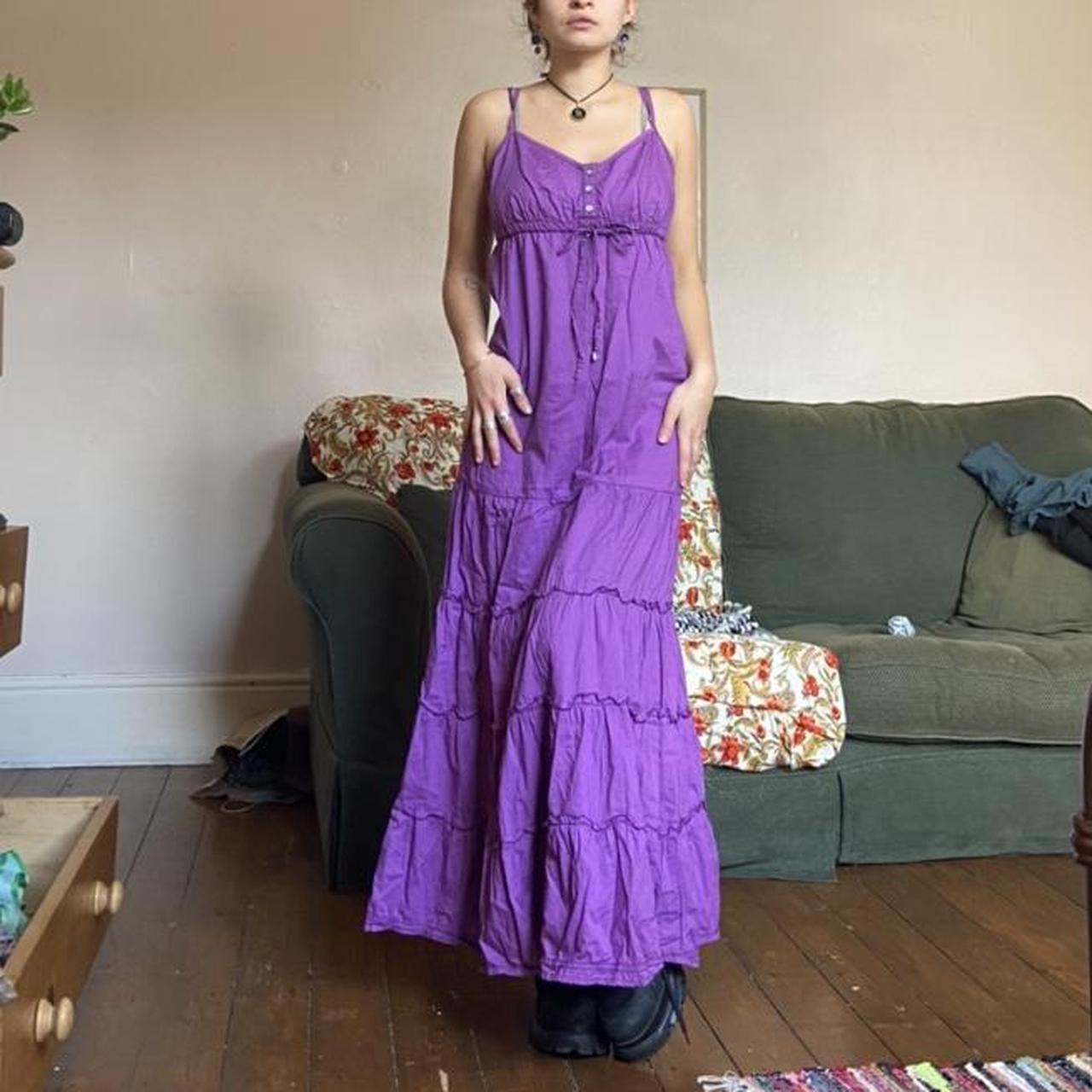 Peng maxi tiered dress! Ripped a little bit when u... Depop