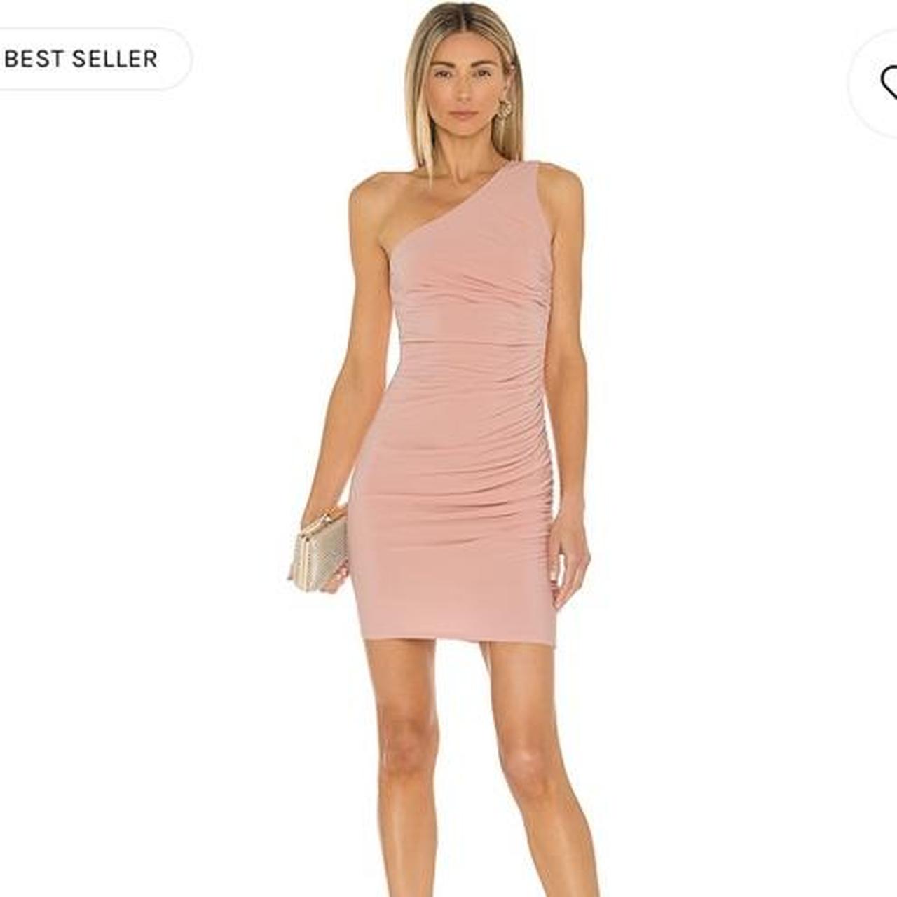 x REVOLVE Kimberly Mini Dress in Light Mauve Michael... - Depop
